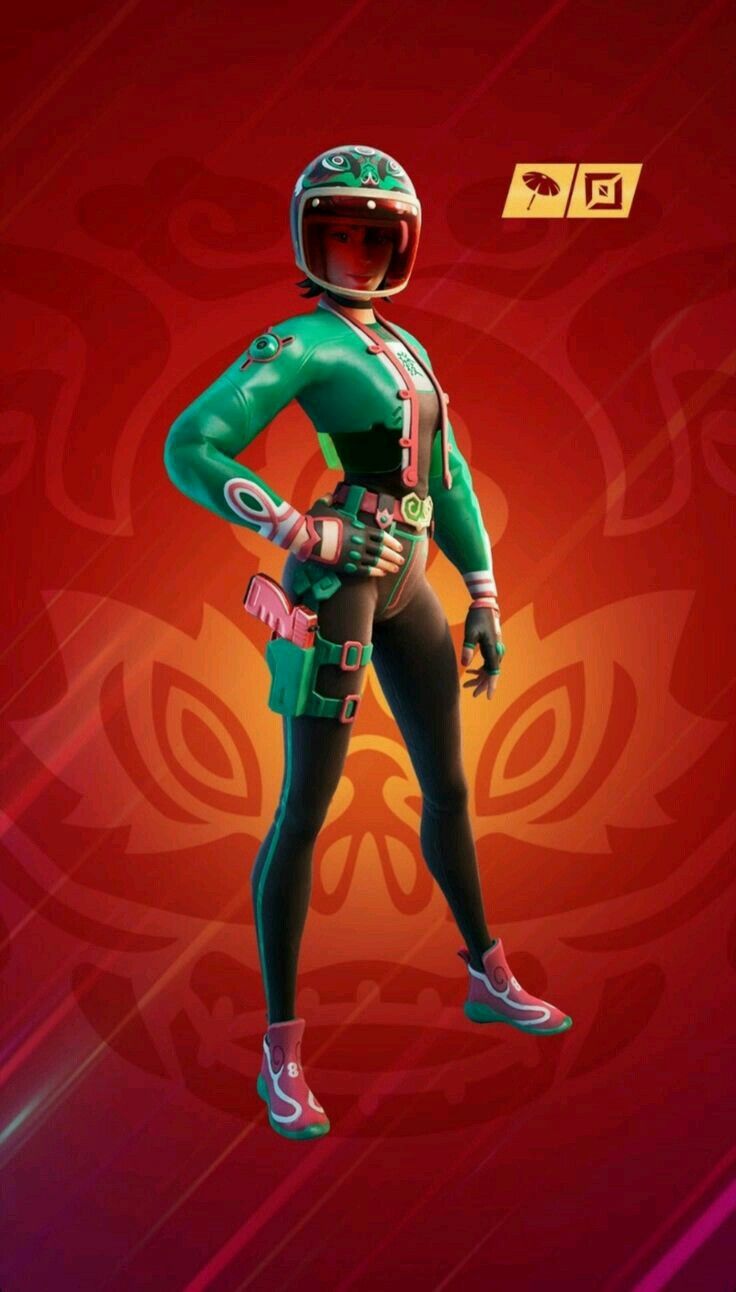 Jade Racer Fortnite Wallpapers