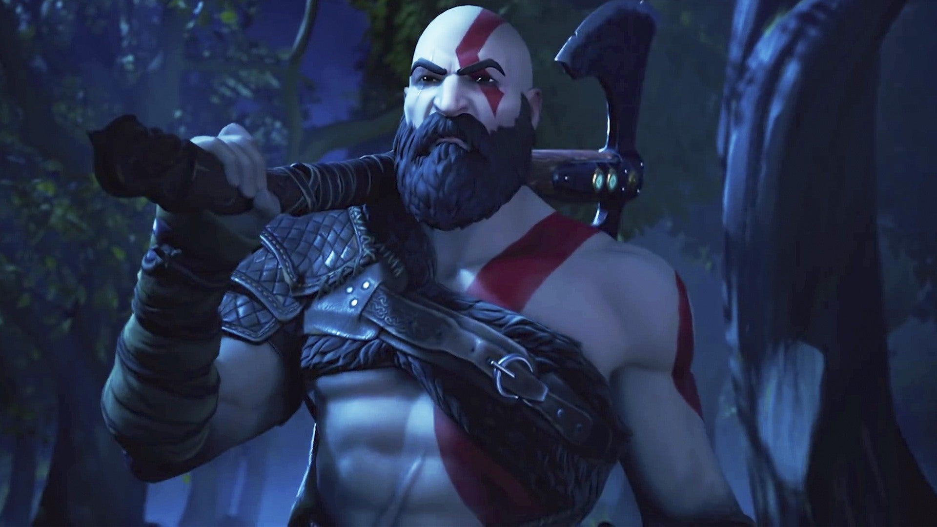 Kratos Fortnite Wallpapers