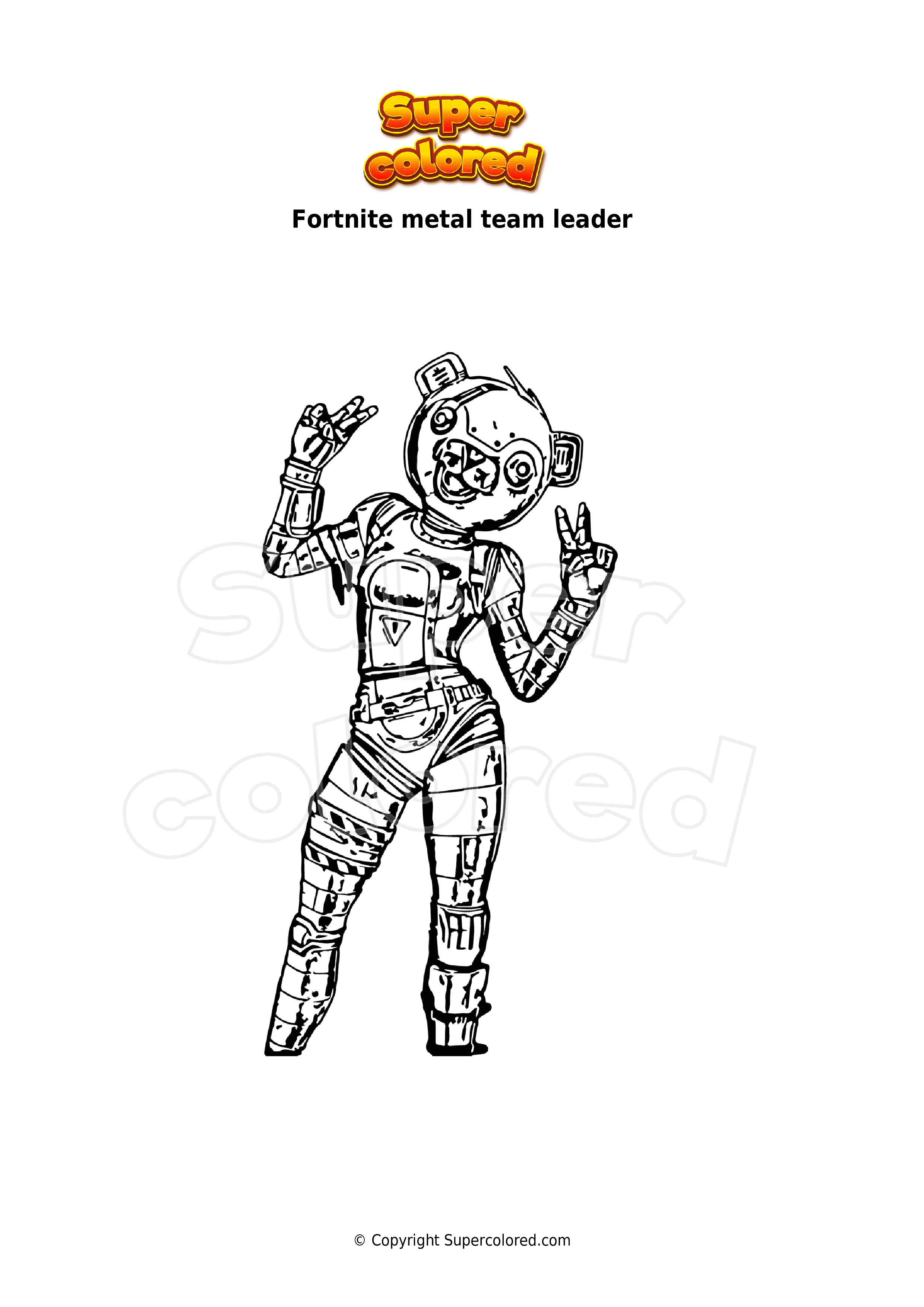 Metal Team Leader Fortnite Wallpapers