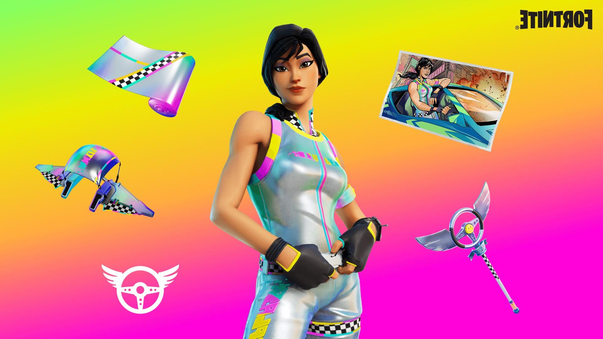 Rainbow Racer Fortnite Wallpapers