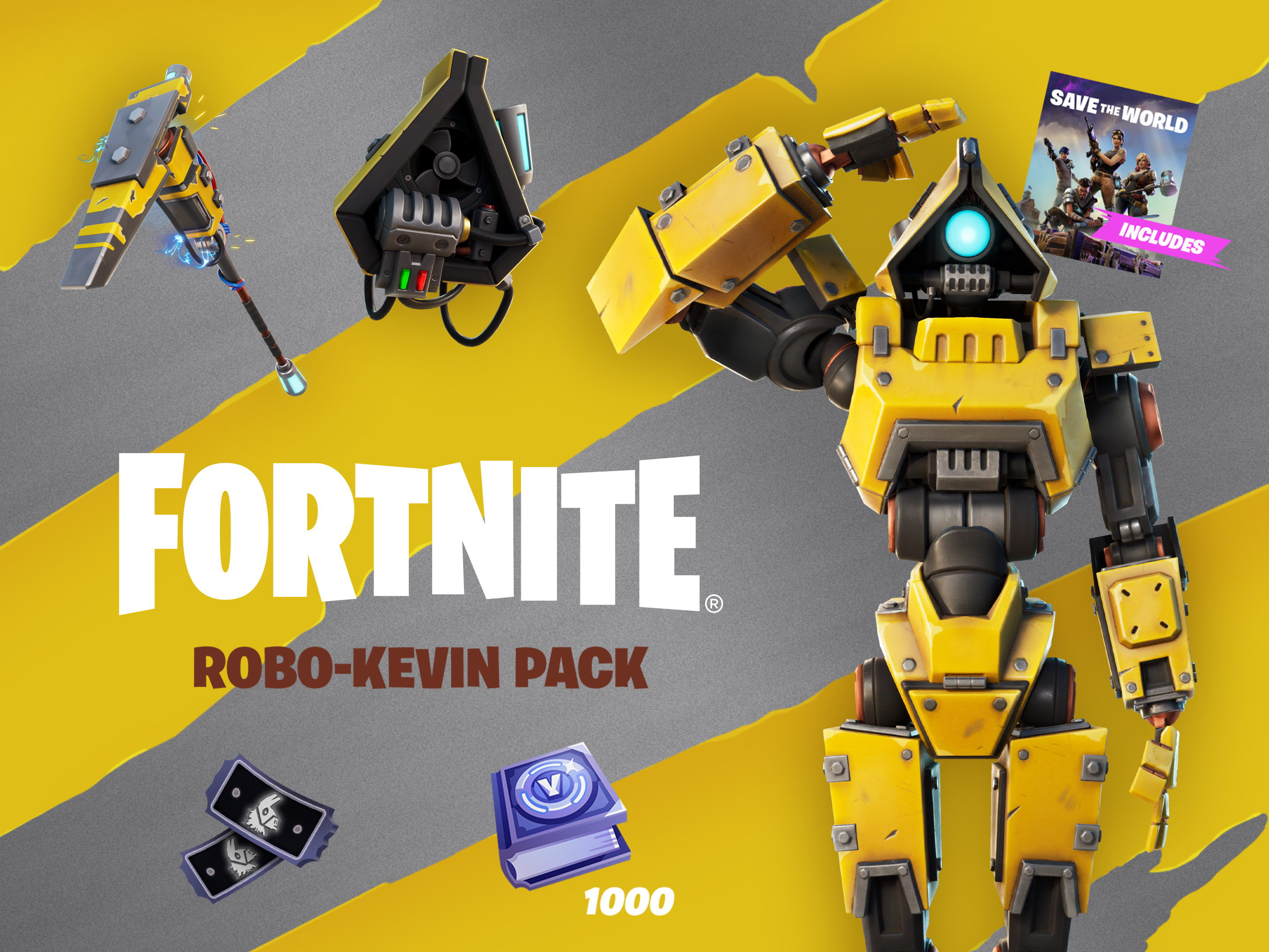 Robo-Kevin Fortnite Wallpapers