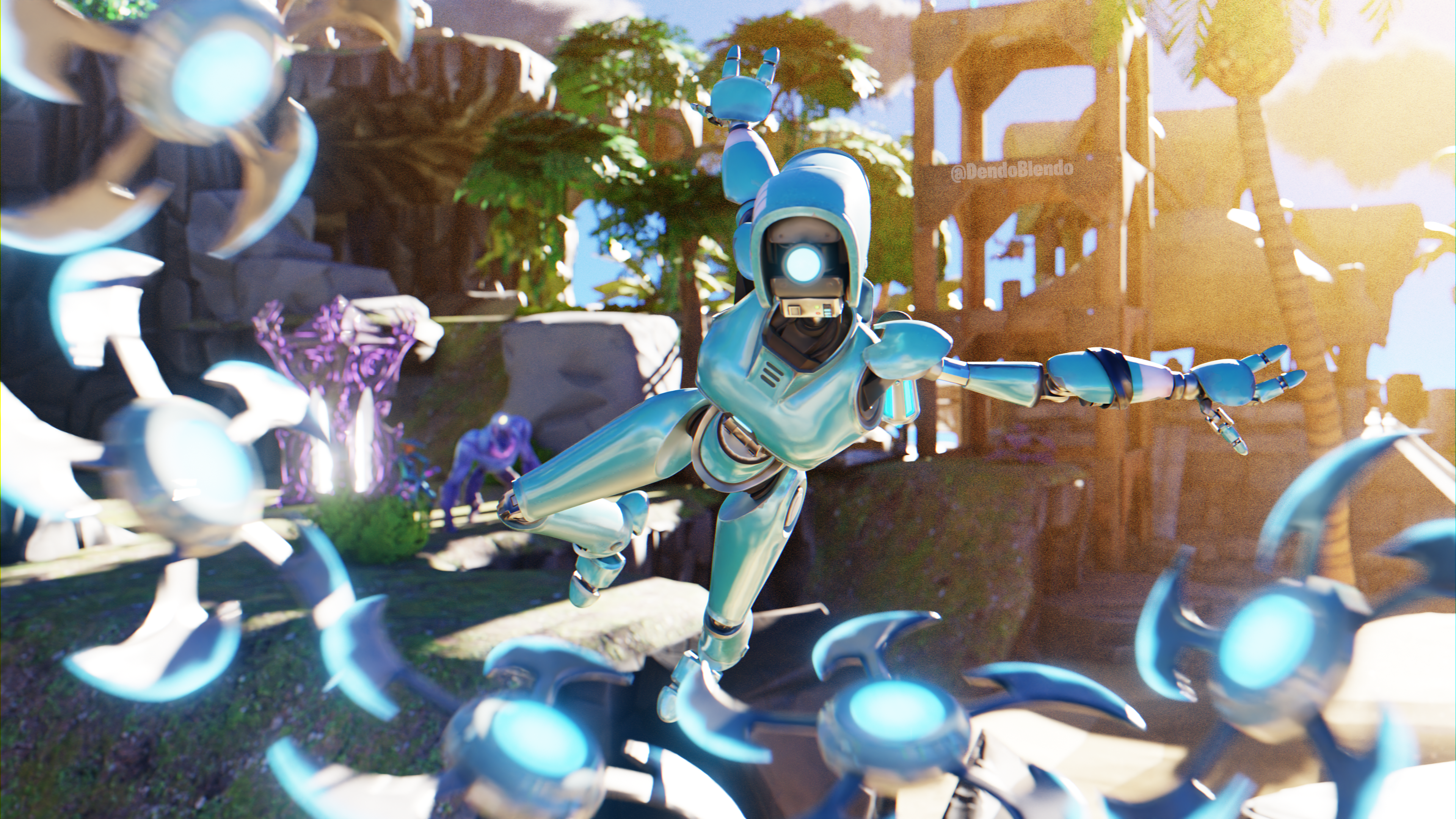 Robo-Ray Fortnite Wallpapers