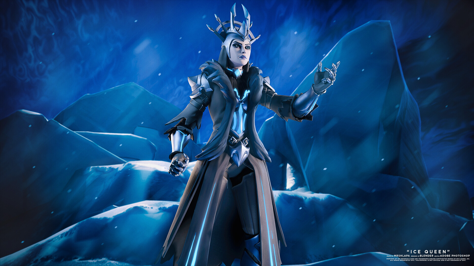 The Ice Queen Fortnite Wallpapers