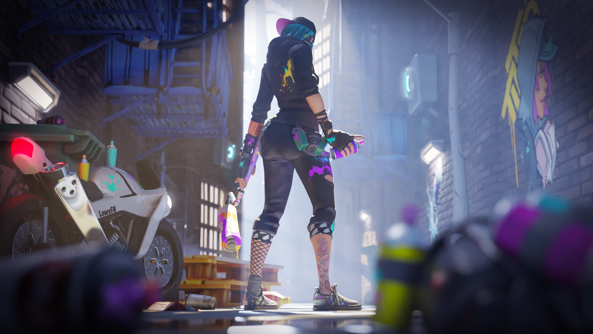 Tilted Teknique Fortnite Wallpapers