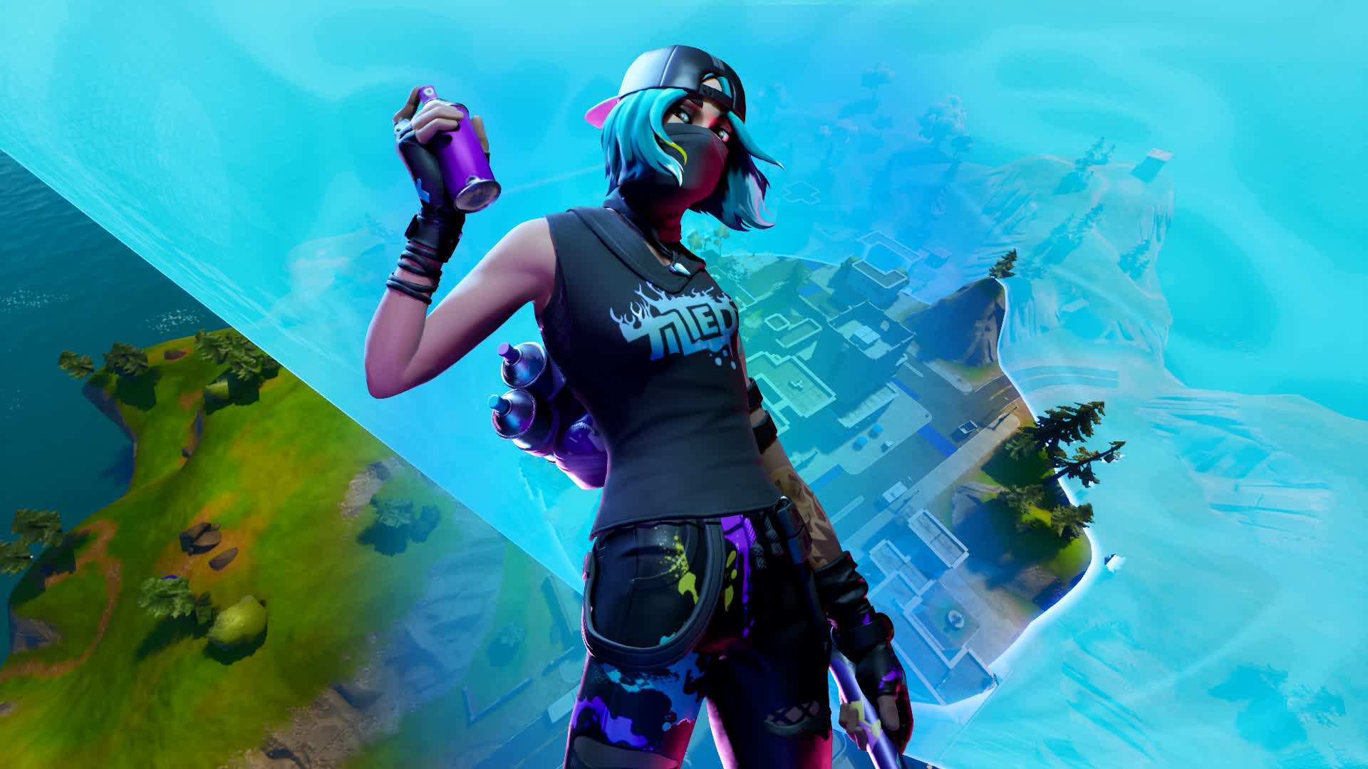 Tilted Teknique Fortnite Wallpapers