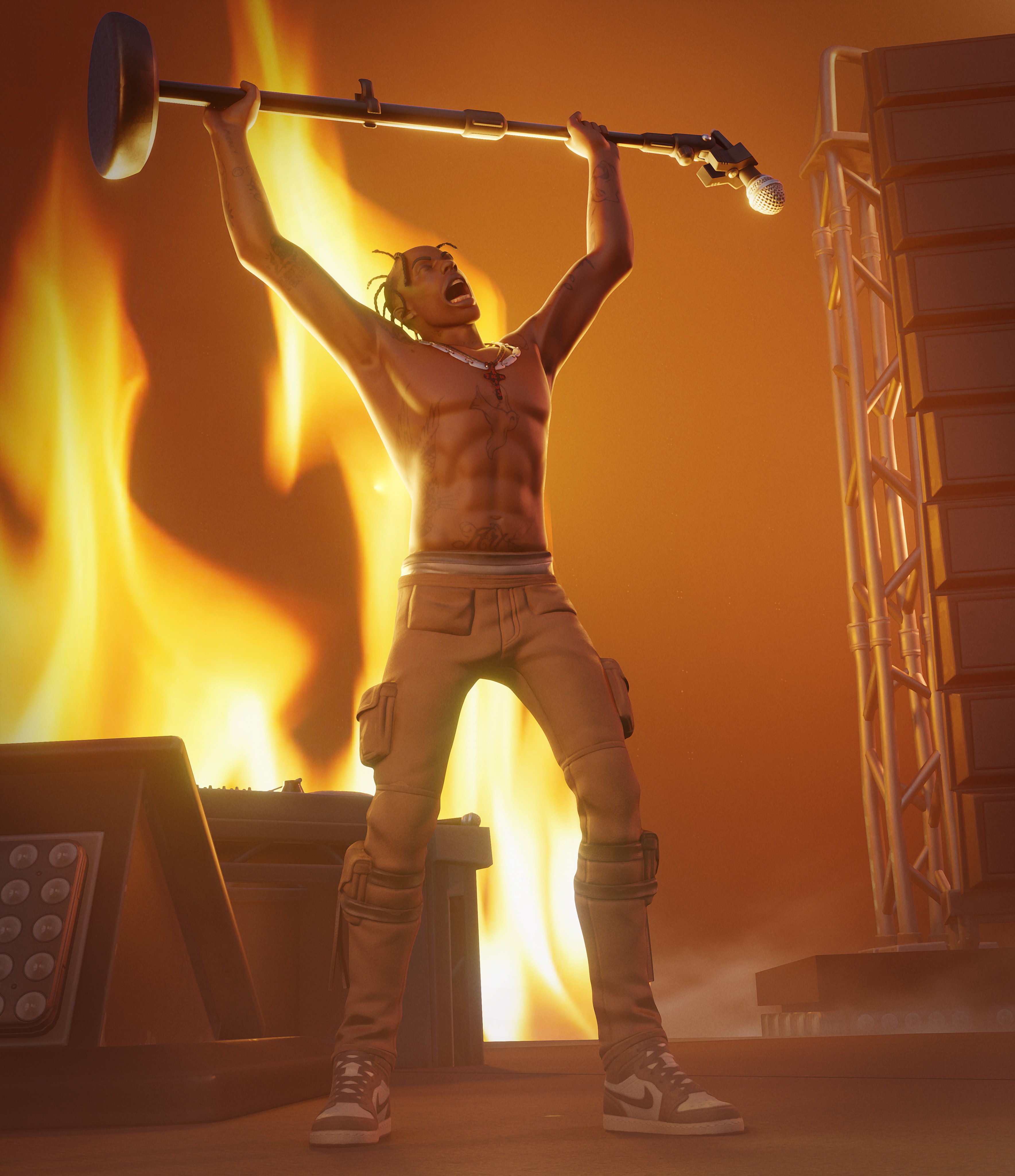 Travis Scott Fortnite Wallpapers