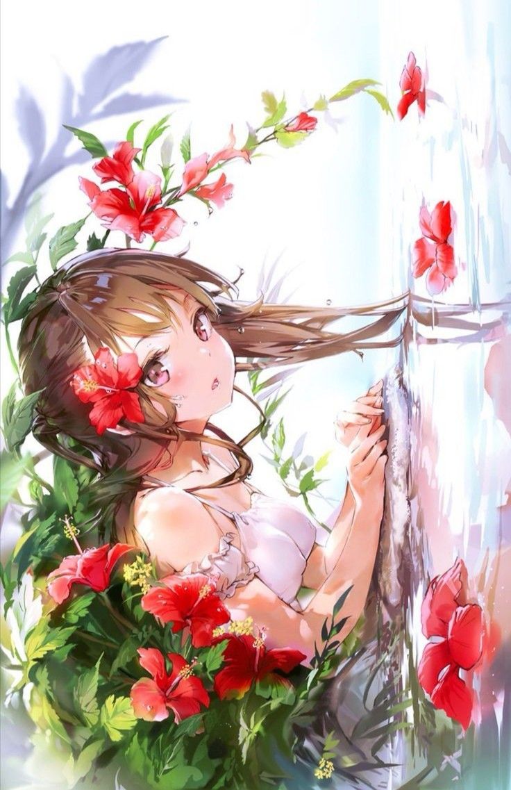 Beautiful Anime Flower Wallpapers