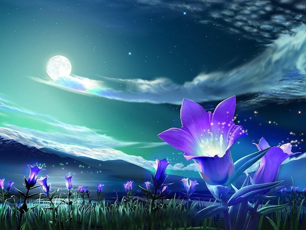 Beautiful Anime Flower Wallpapers