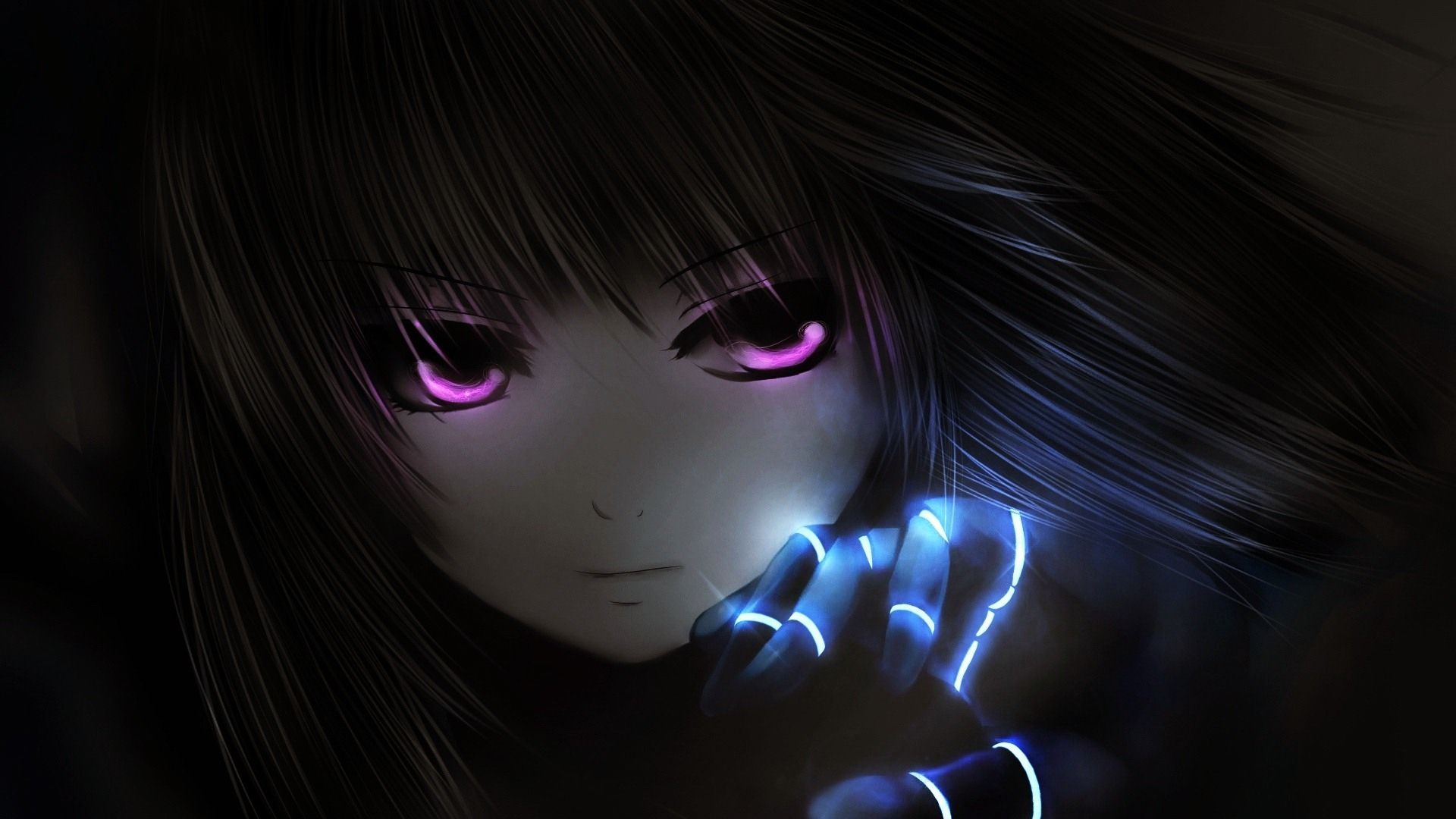 Beautiful Anime Girl BlackWallpapers