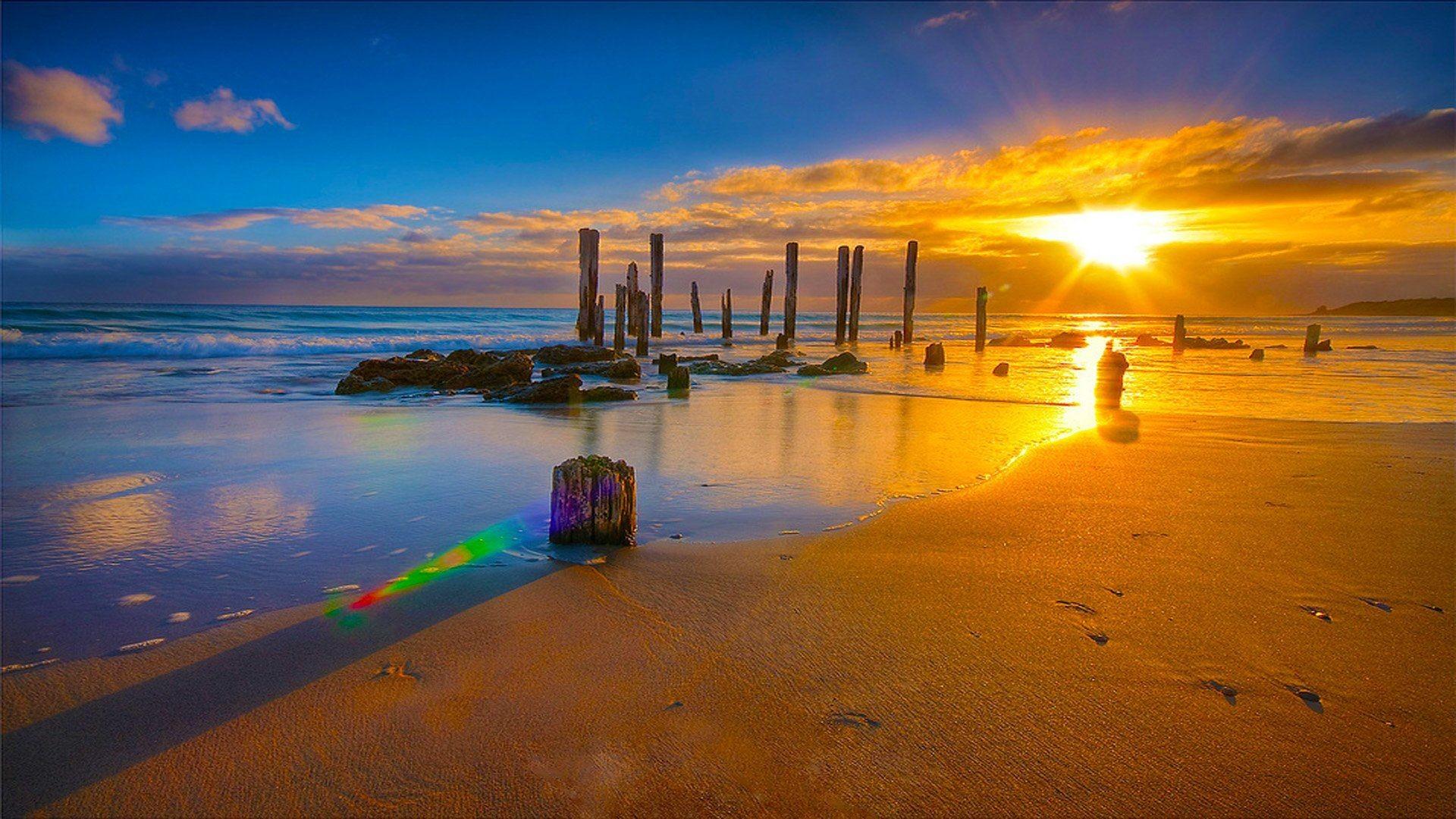 Beautiful Beach Sunrise Wallpapers