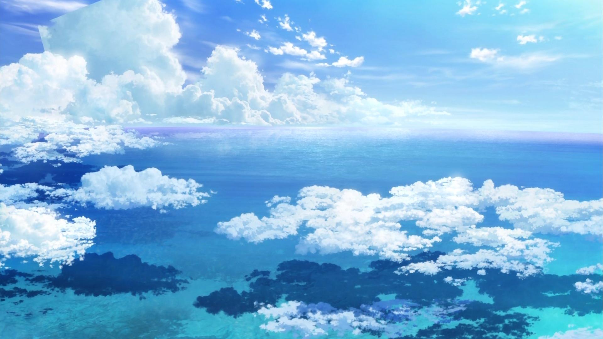 Beautiful Cloudy Sky AnimeWallpapers