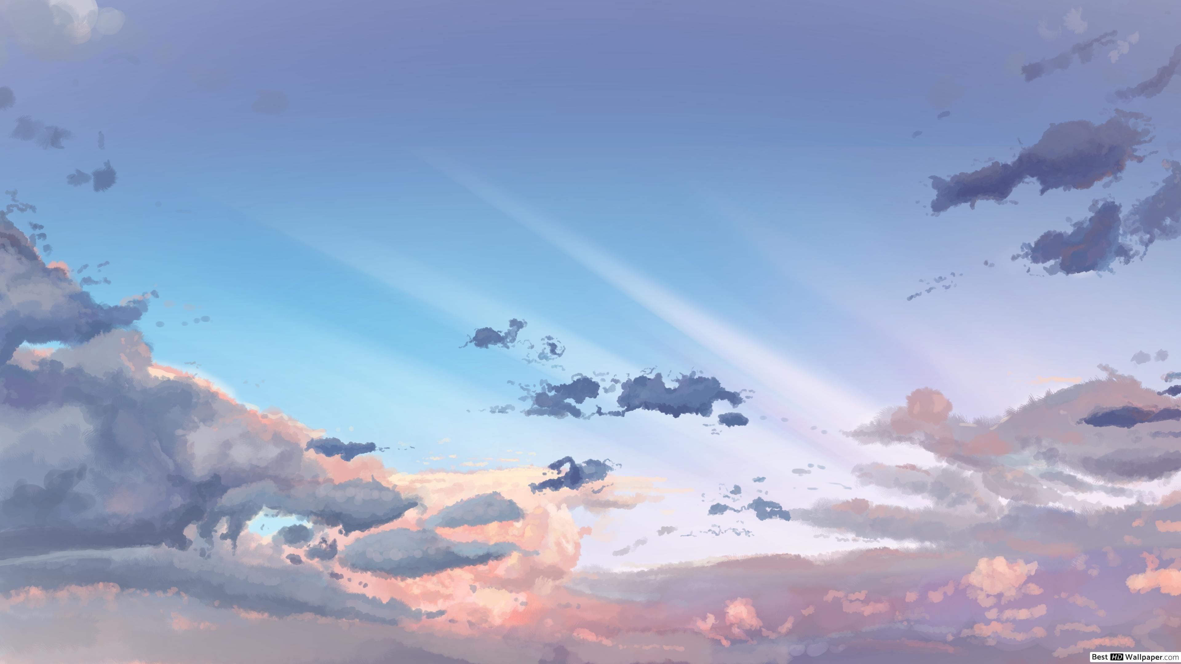 Beautiful Cloudy Sky AnimeWallpapers