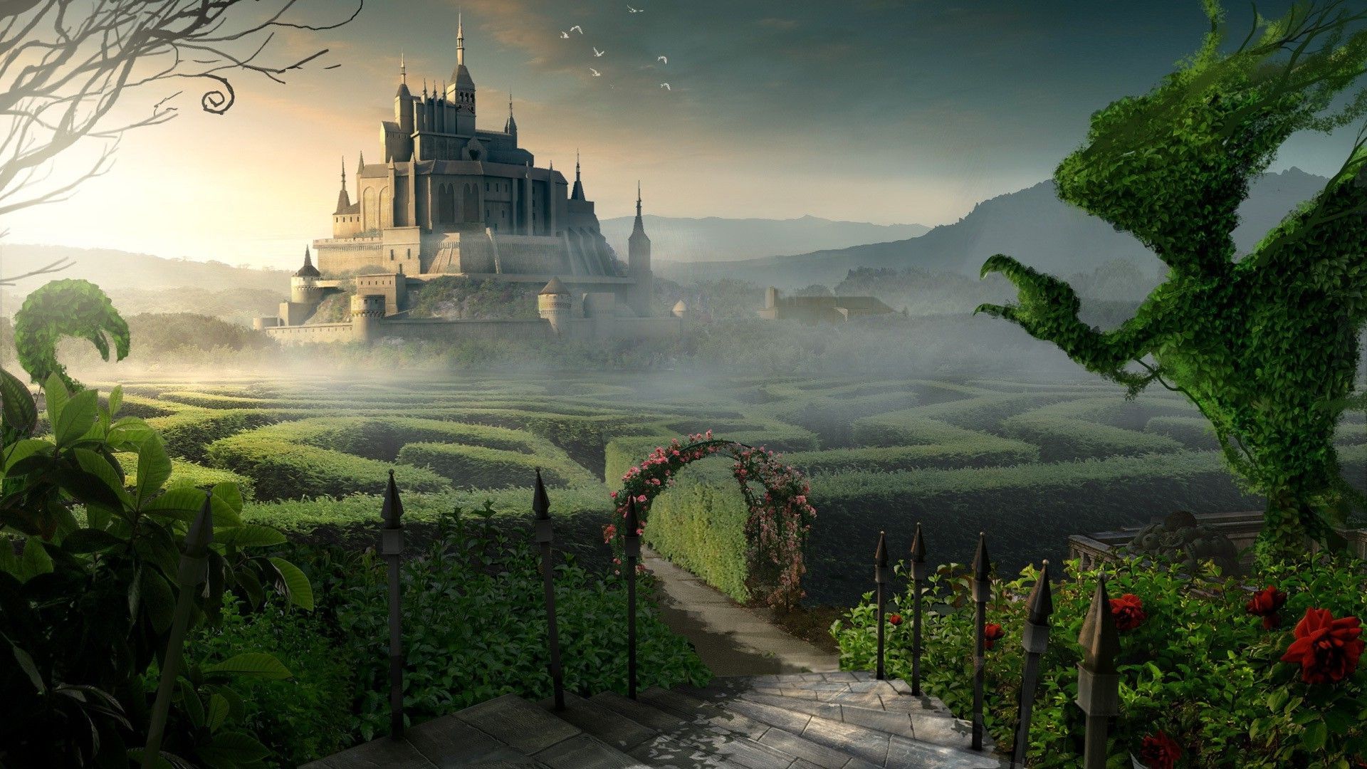 Beautiful Fantasy CastleWallpapers