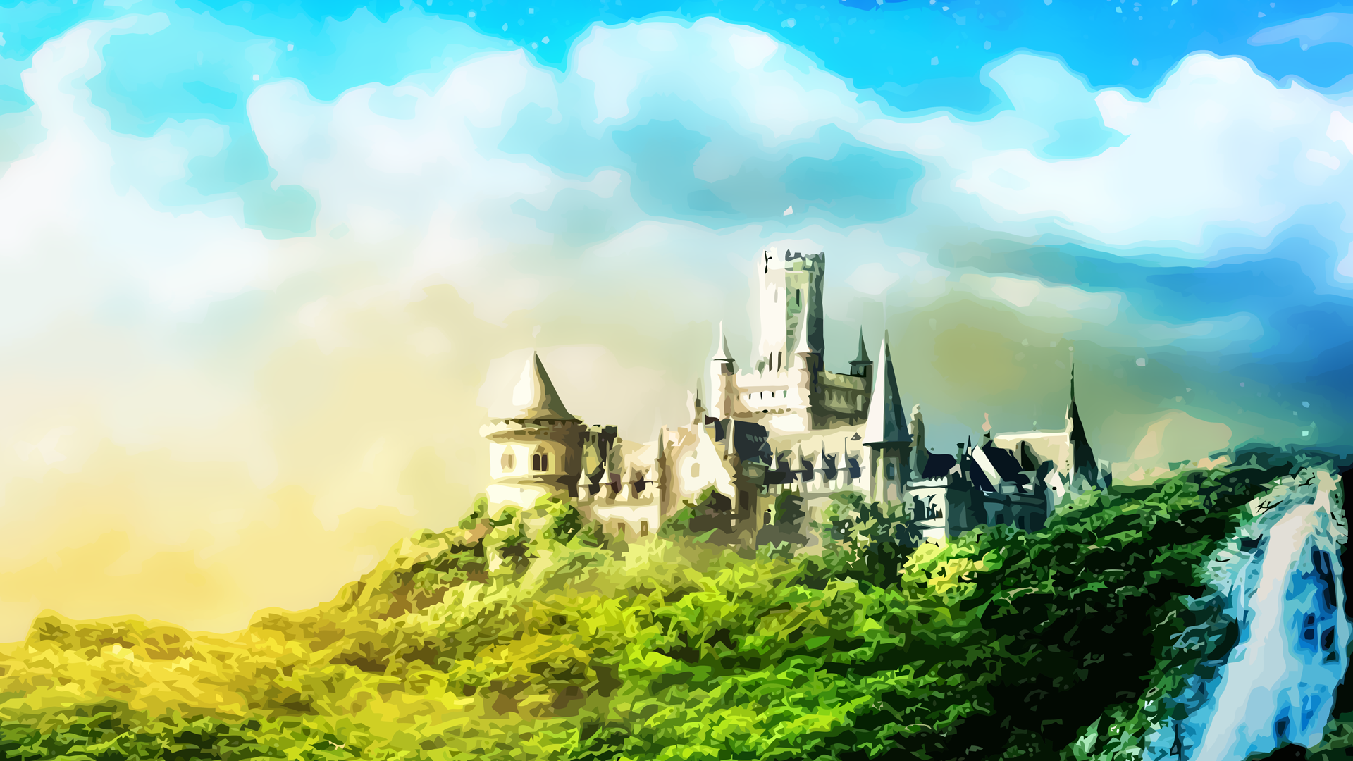 Beautiful Fantasy CastleWallpapers