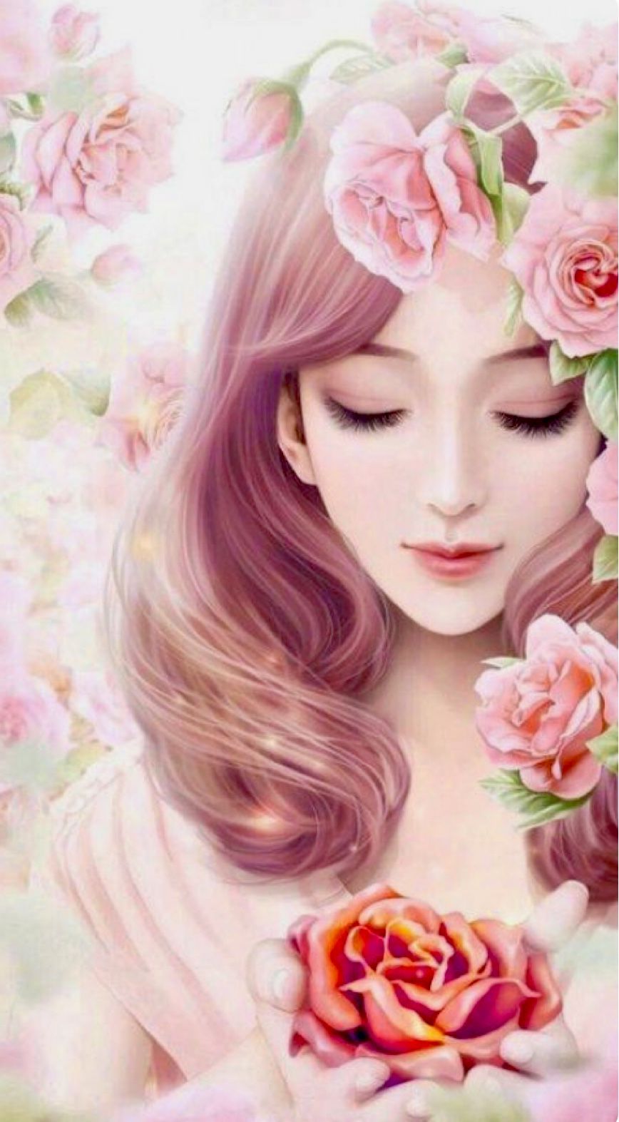 Beautiful Girl CartoonWallpapers