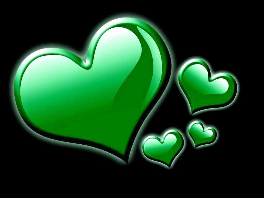 Beautiful Green Heart Wallpapers