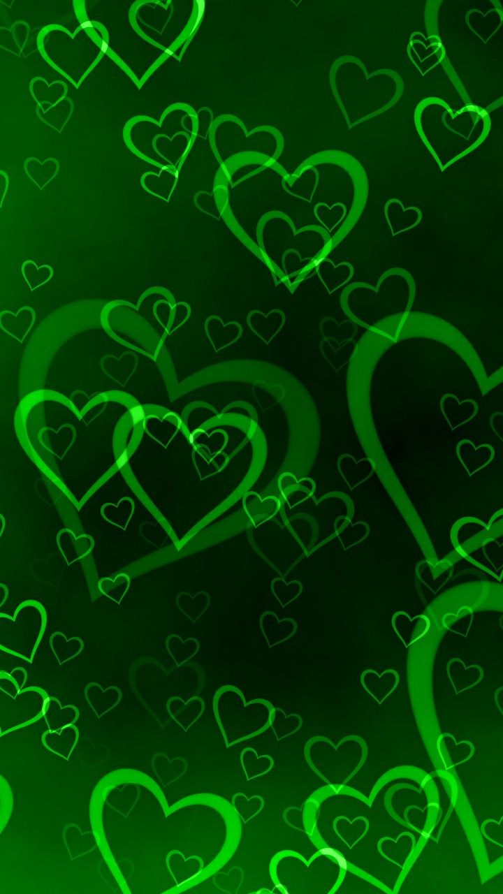 Beautiful Green Heart Wallpapers