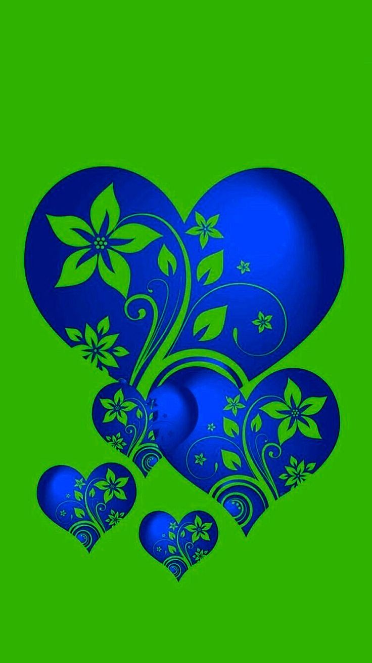 Beautiful Green Heart Wallpapers