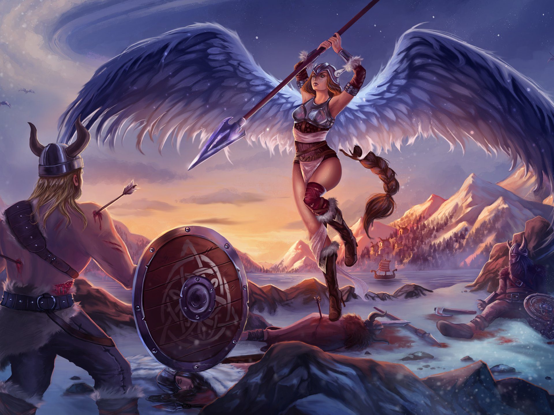 Beautiful Viking Girl Wallpapers