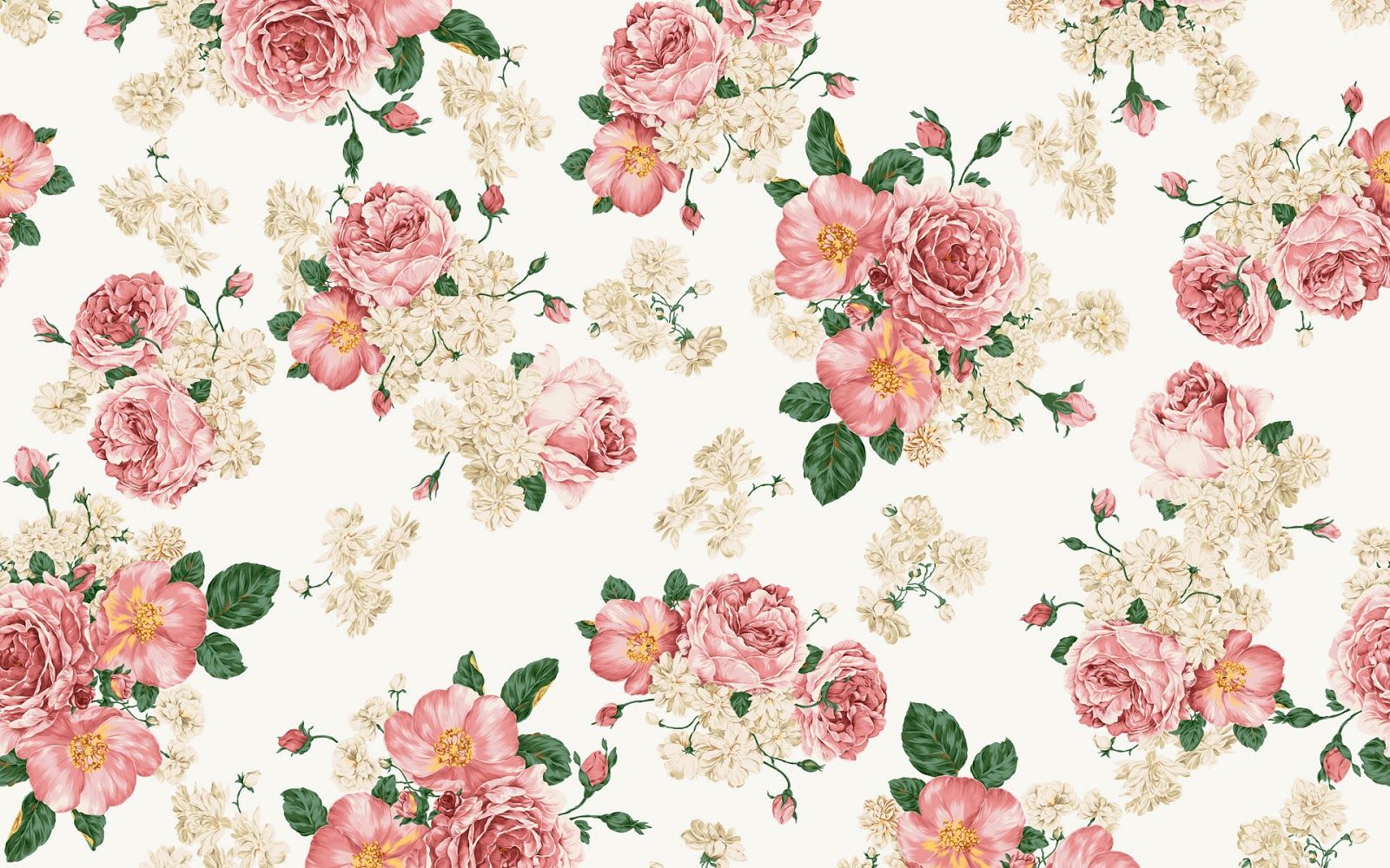 Beautiful Vintage Flower Wallpapers