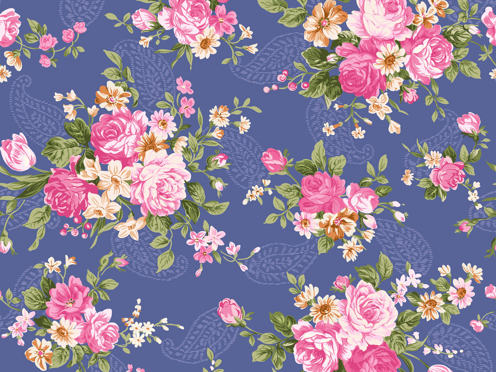 Beautiful Vintage Flower Wallpapers