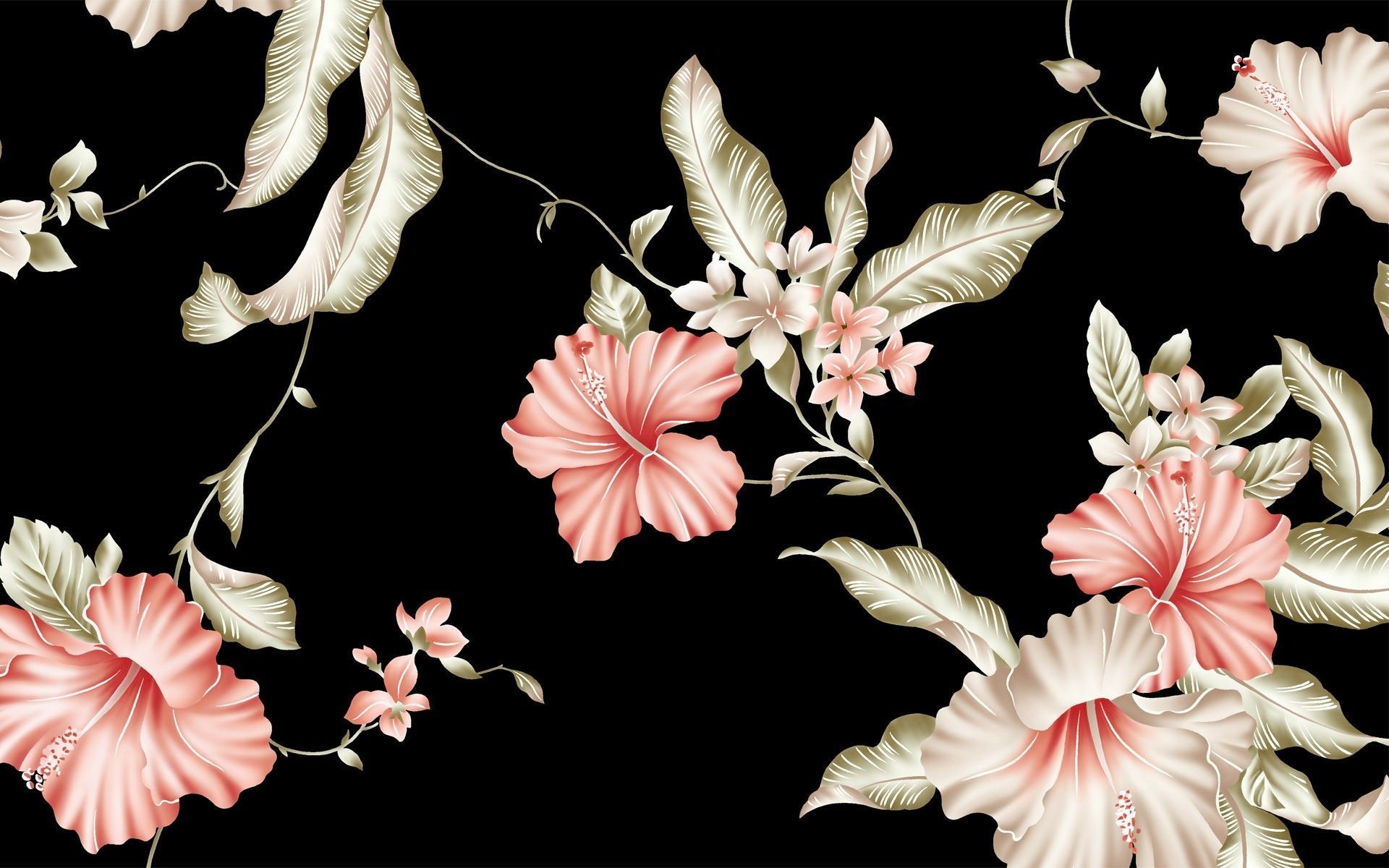 Beautiful Vintage Flower Wallpapers