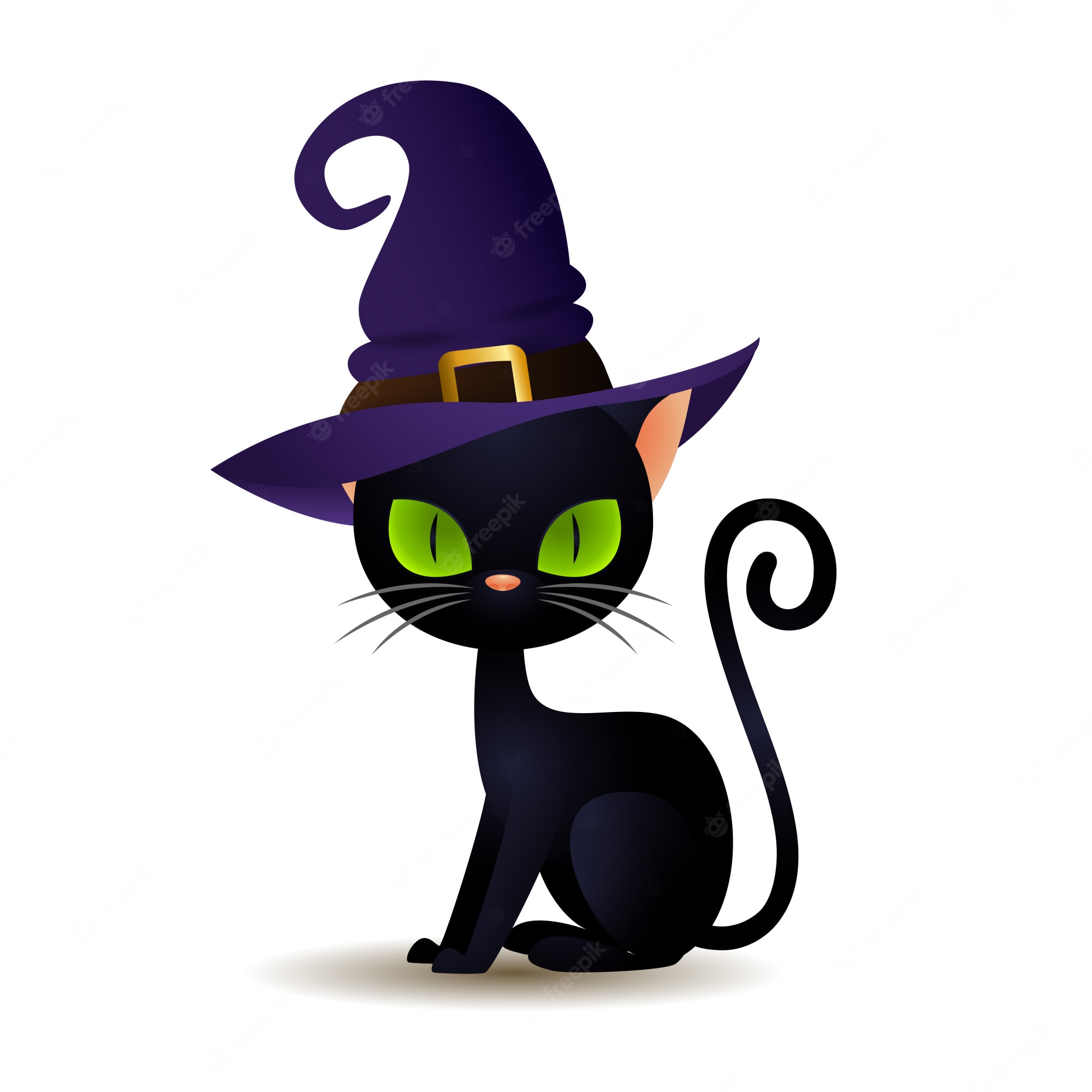 Beautiful Witch Cat Wallpapers