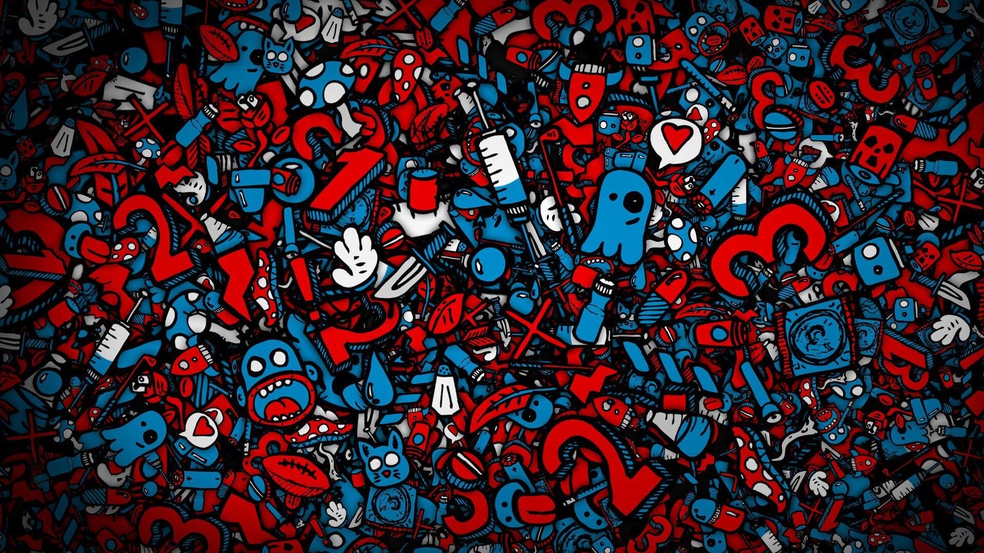 Cute Abstract Graffiti Wallpapers