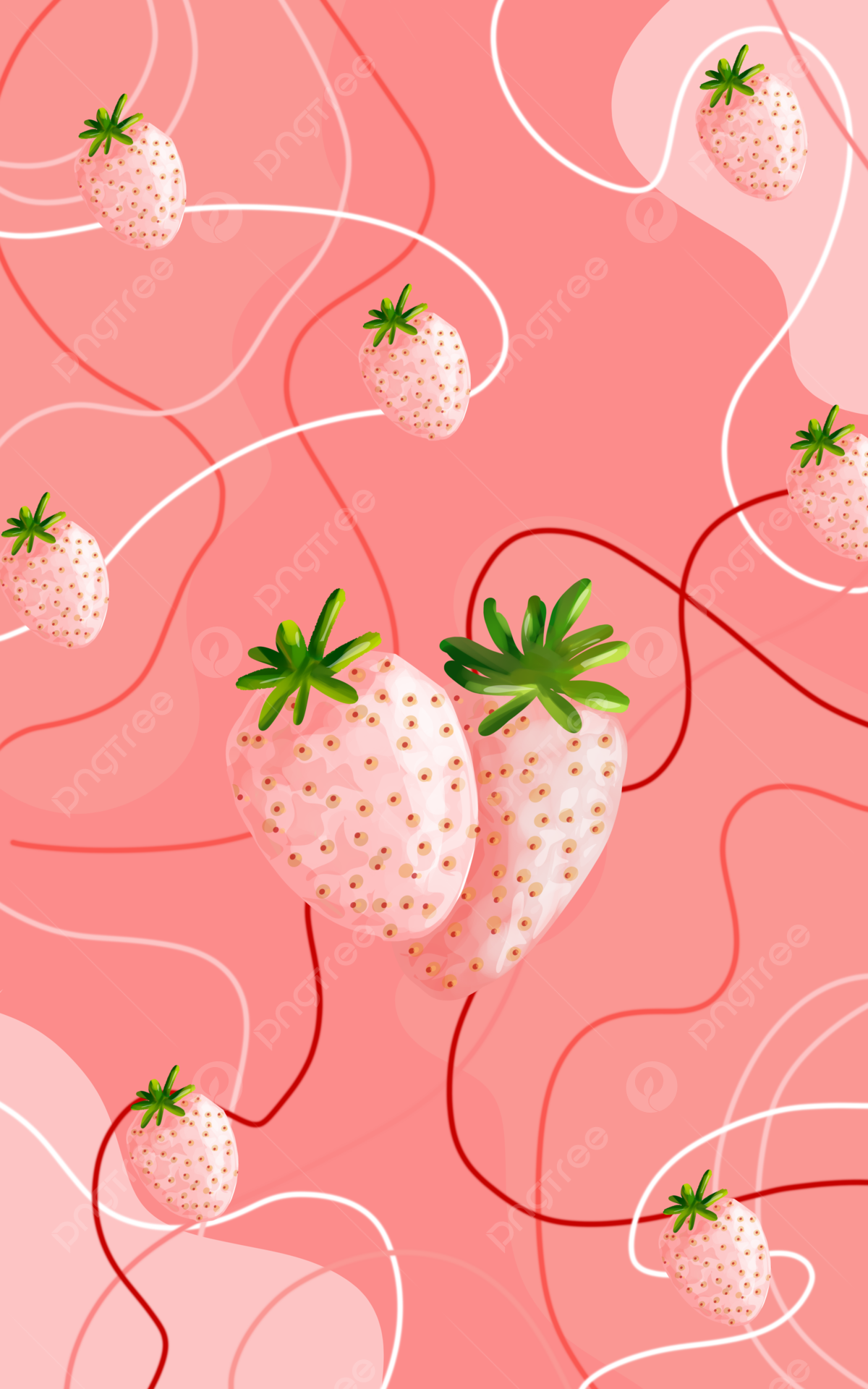 Cute Aesthetic StrawberryWallpapers