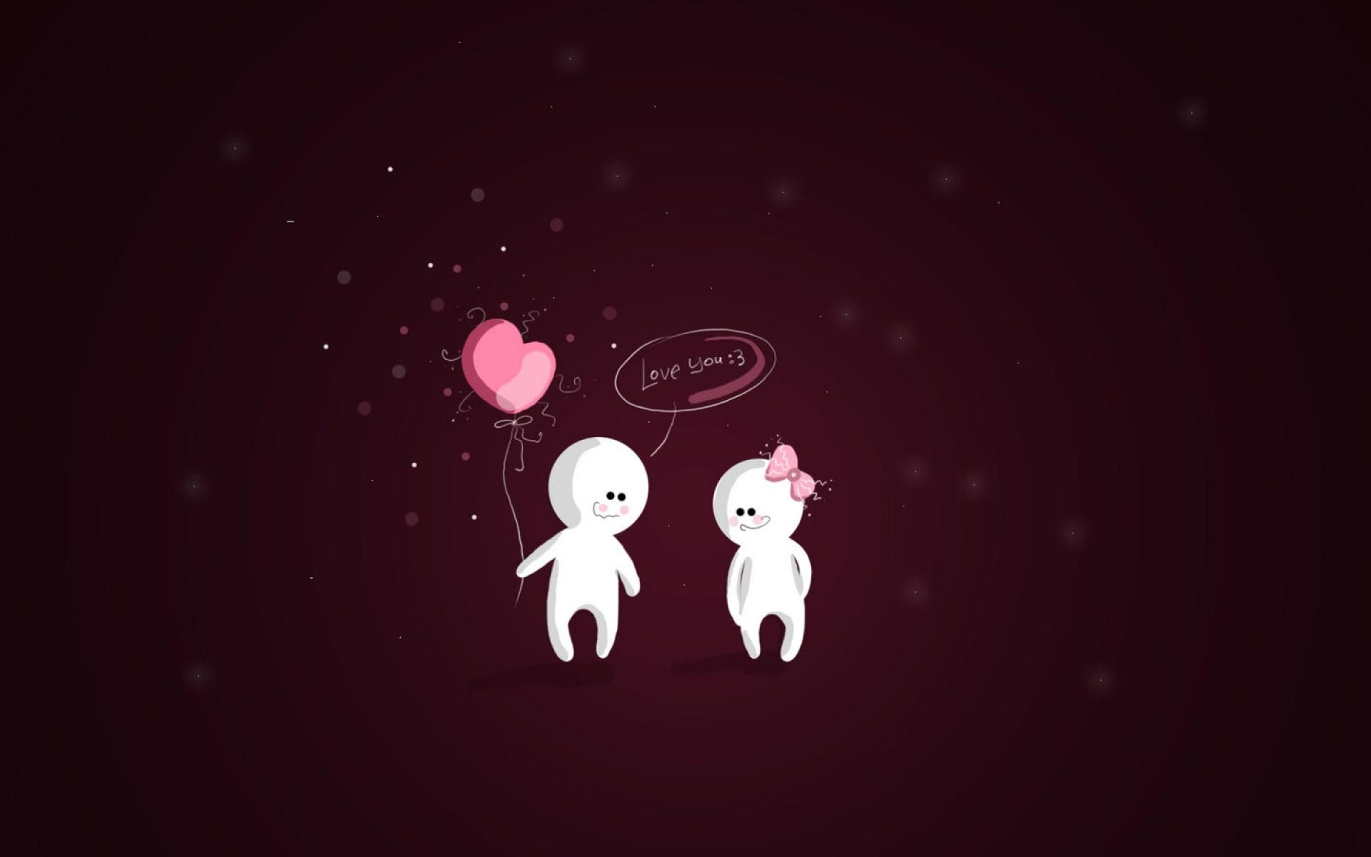 Cute Animated LoveWallpapers