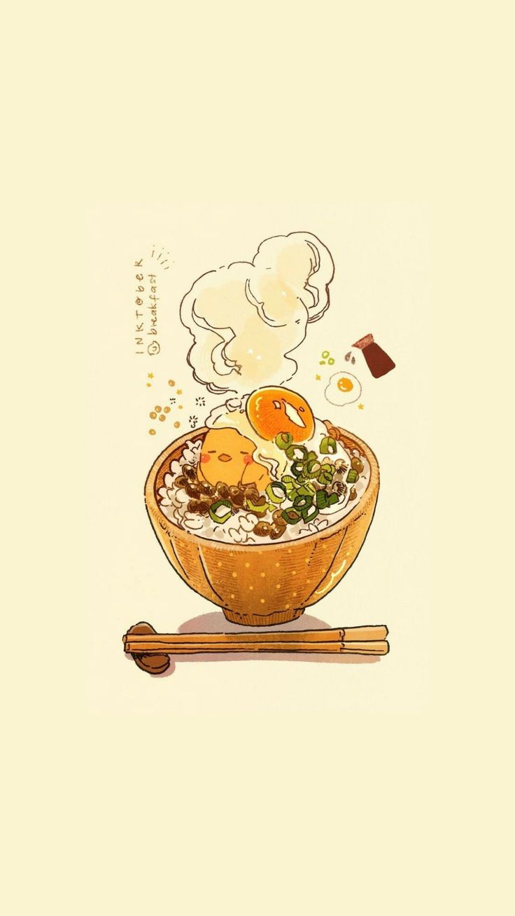 Cute Anime Food Wallpapers