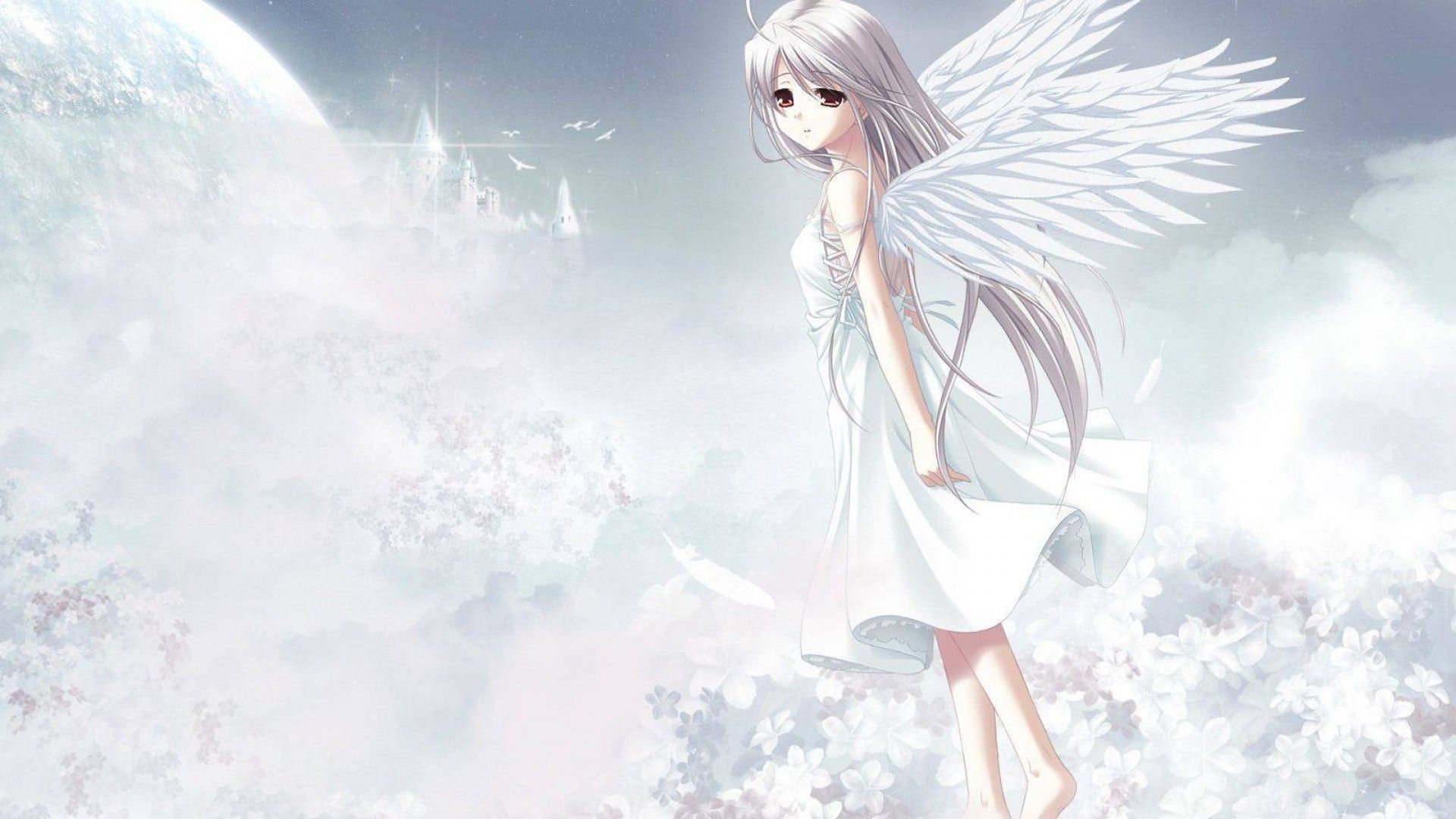 Cute Anime Girl Angel Wallpapers