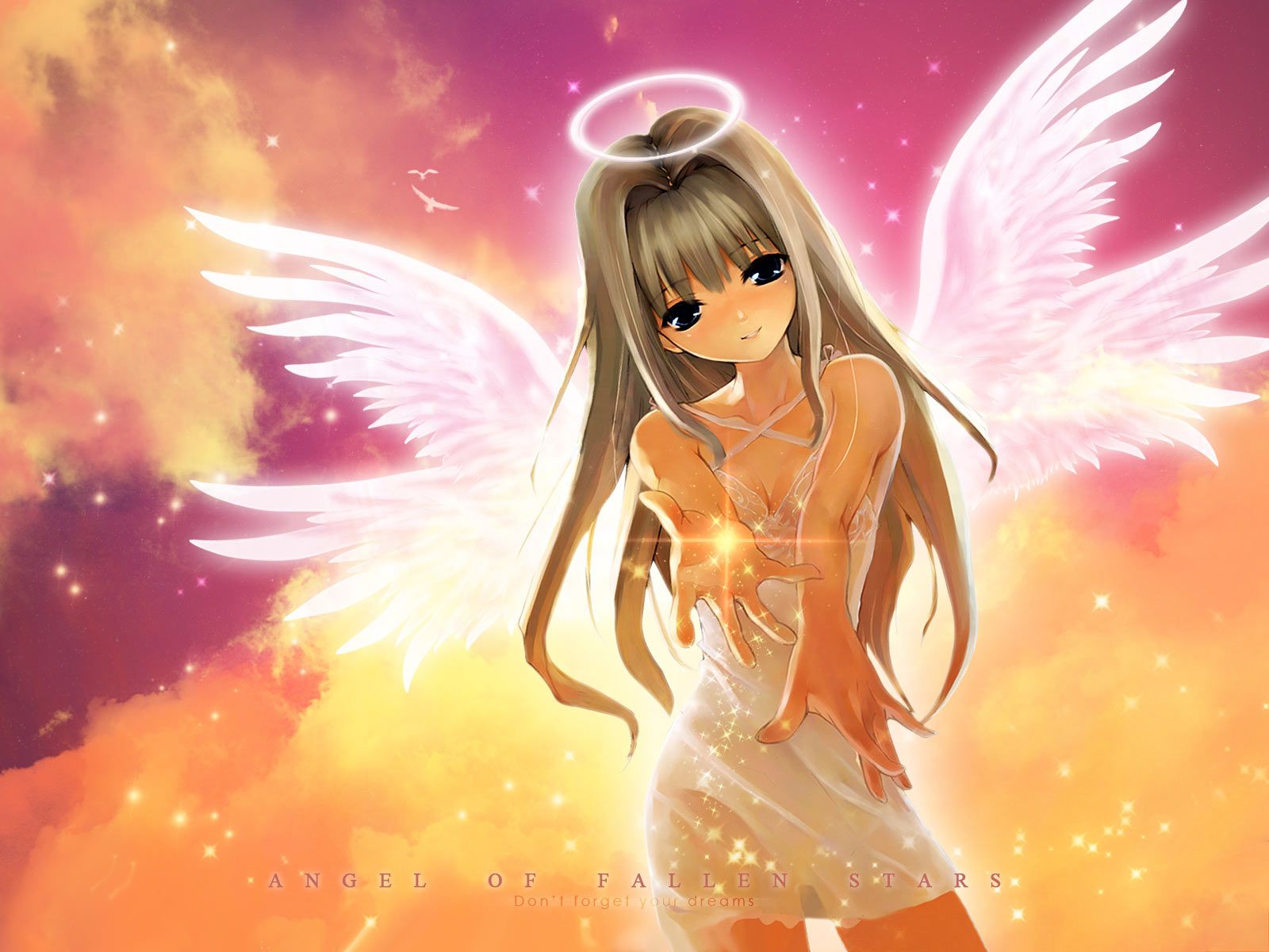 Cute Anime Girl Angel Wallpapers