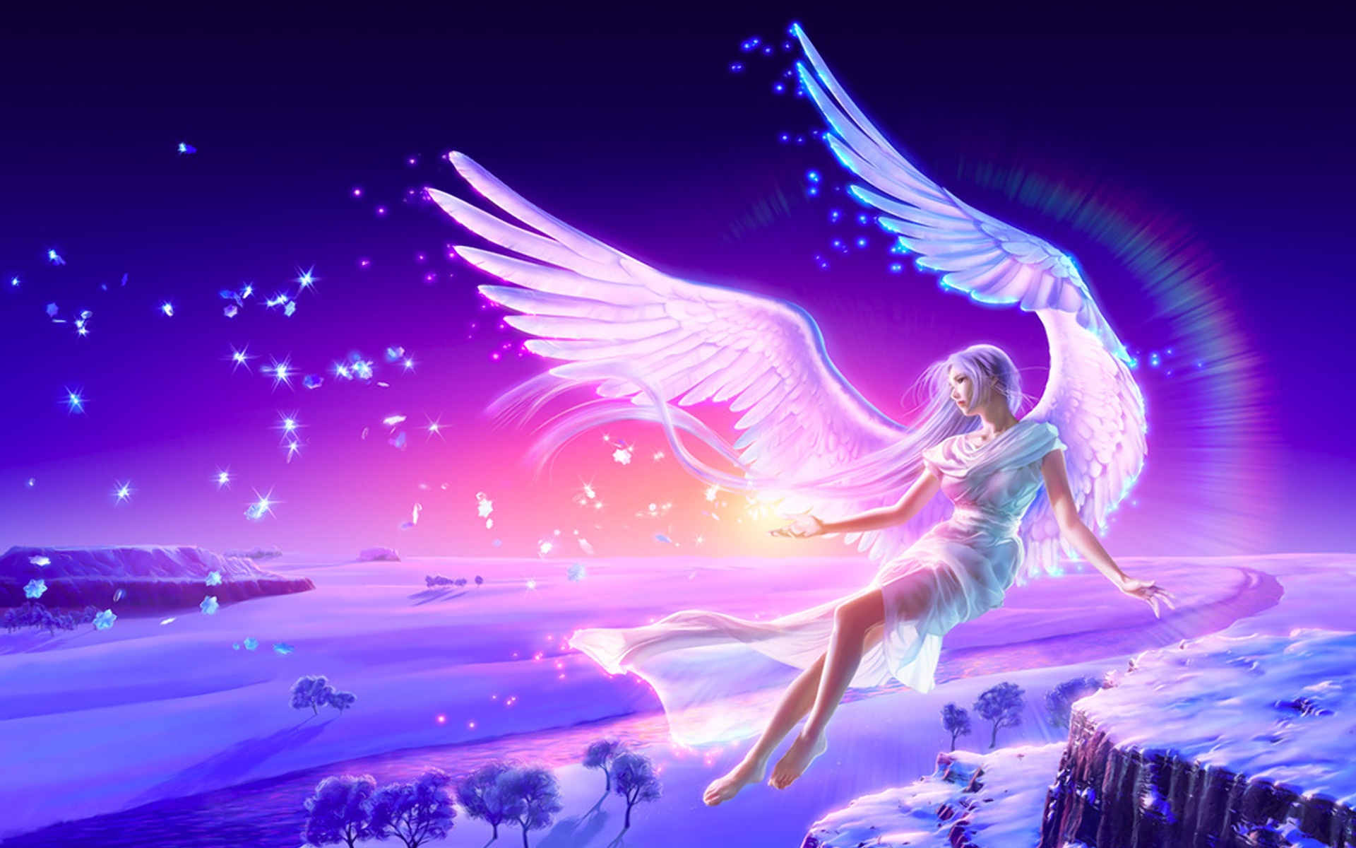 Cute Anime Girl Angel Wallpapers