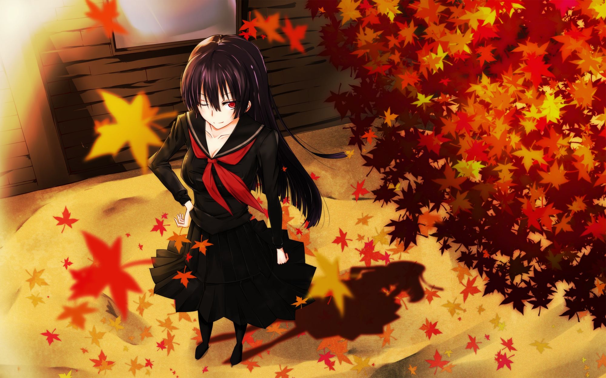 Cute Anime Girls AutumnWallpapers