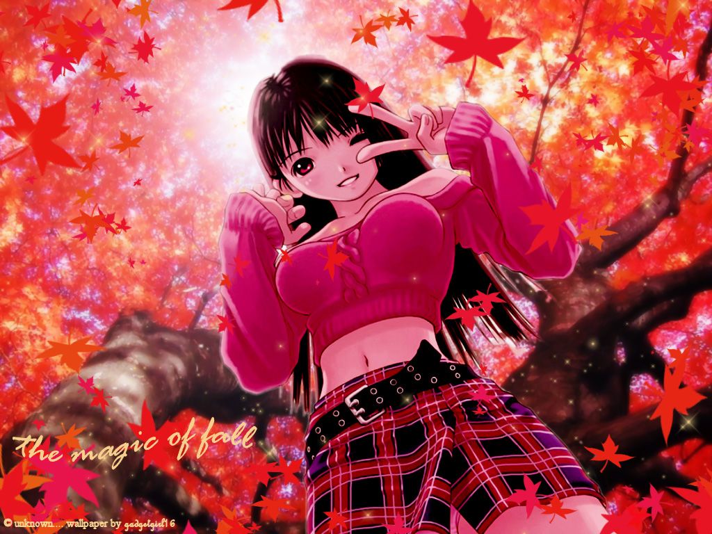 Cute Anime Girls AutumnWallpapers