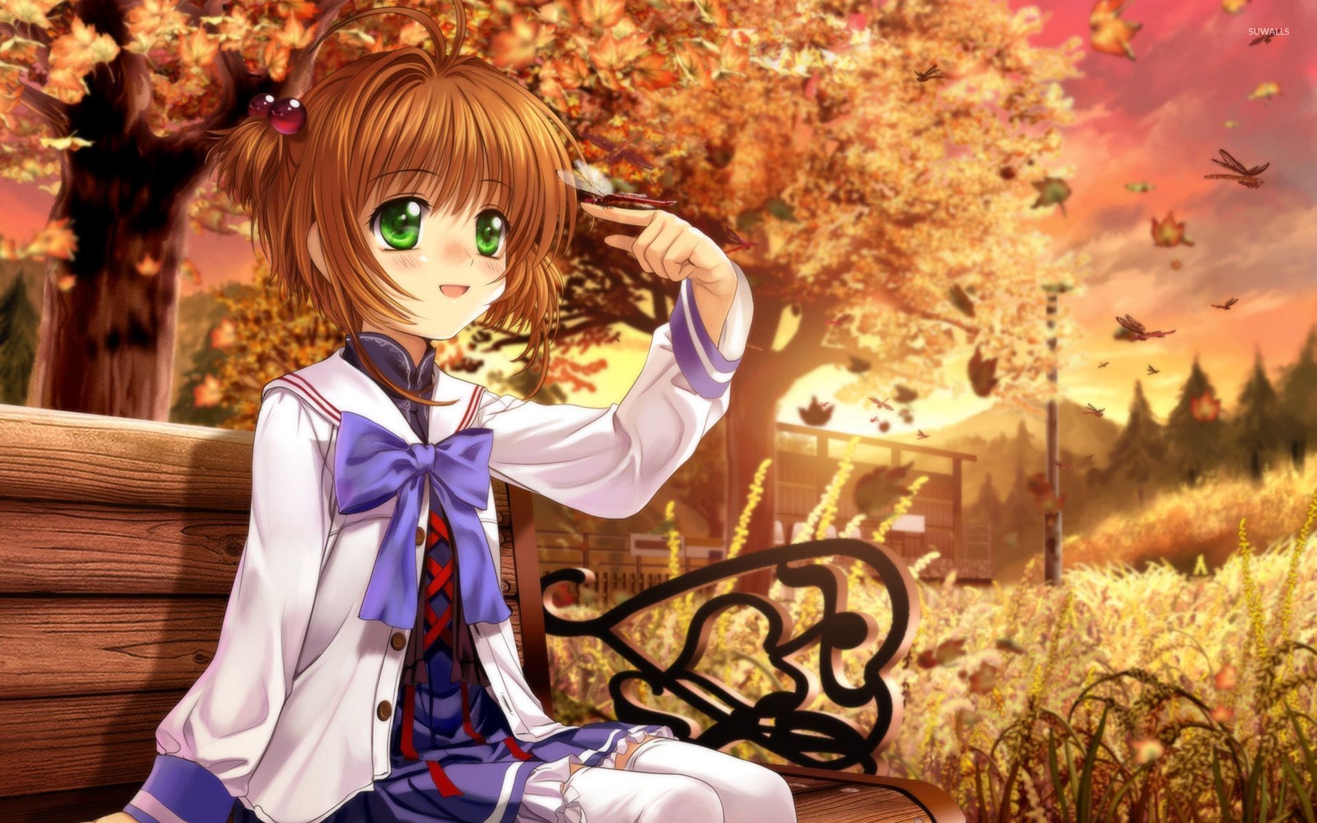 Cute Anime Girls AutumnWallpapers