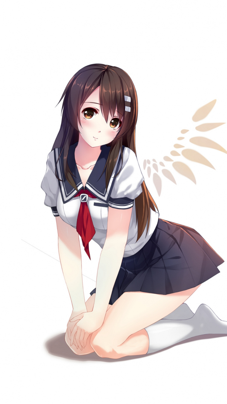 Cute Anime School GirlWallpapers