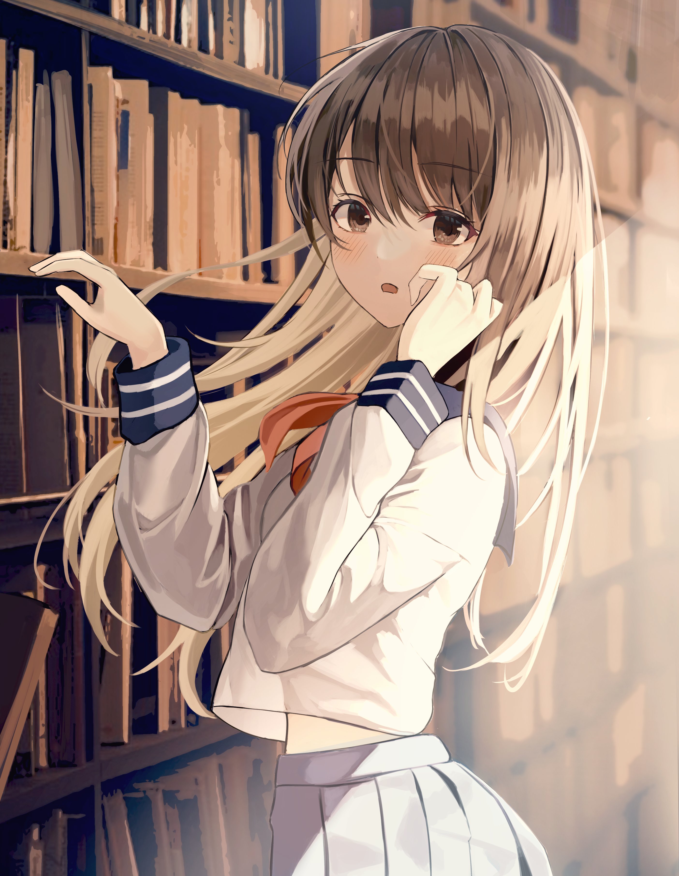 Cute Anime School GirlWallpapers