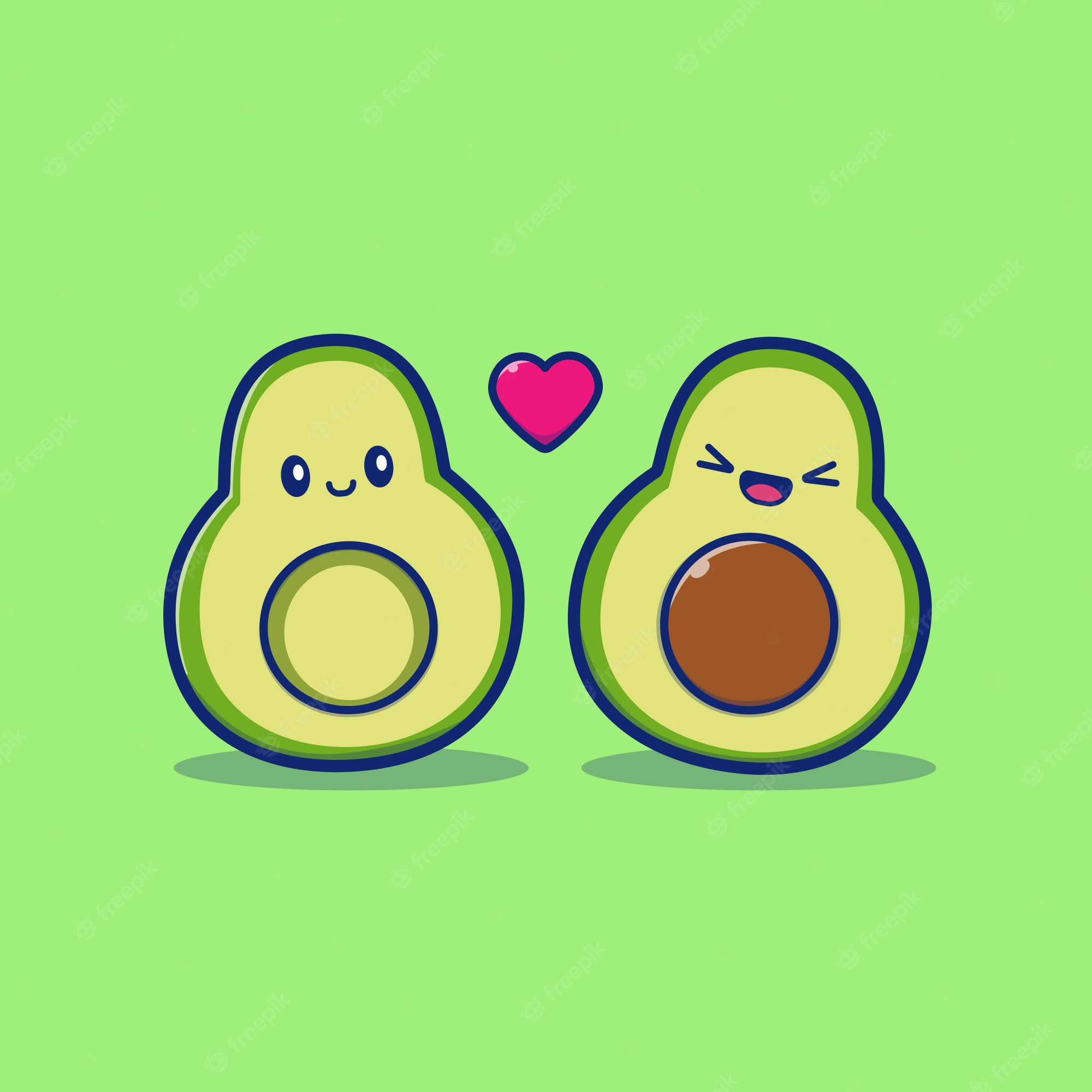 Cute Avocado Wallpapers