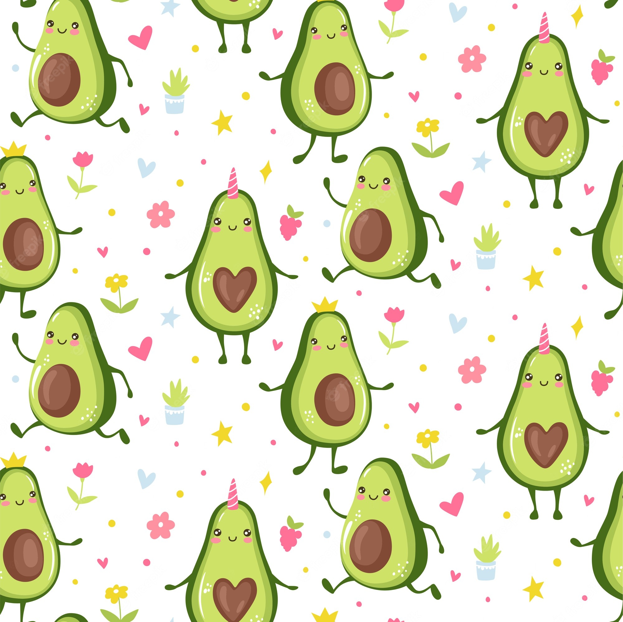 Cute Avocado Wallpapers