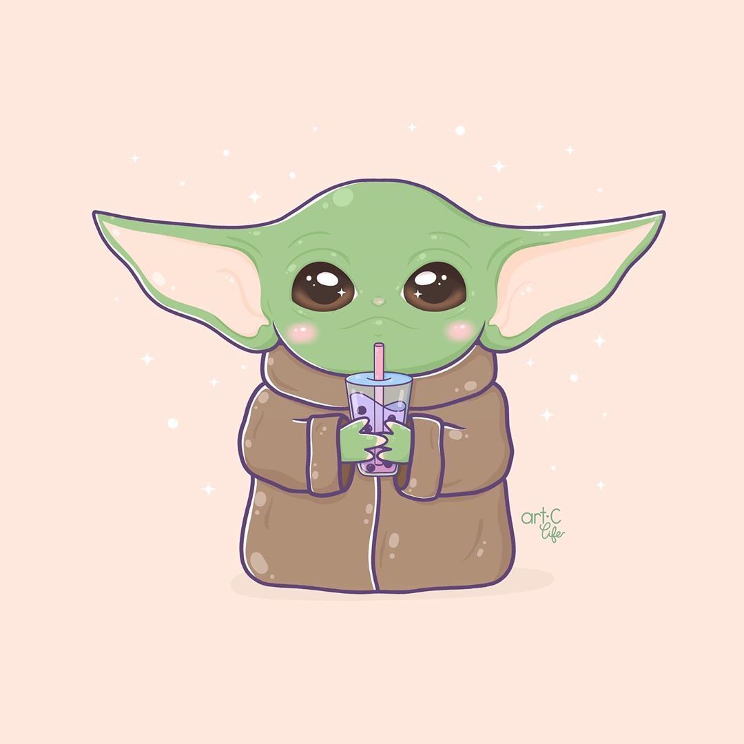 Cute Baby Yoda DrawingsWallpapers