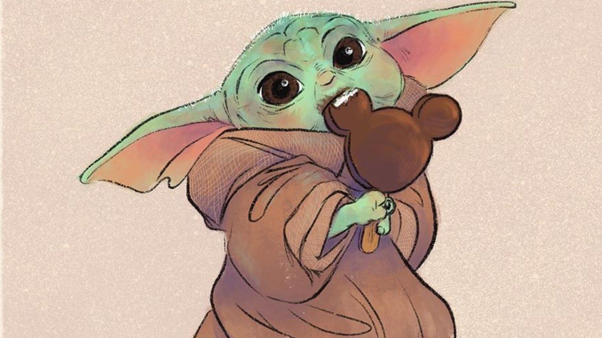 Cute Baby Yoda DrawingsWallpapers