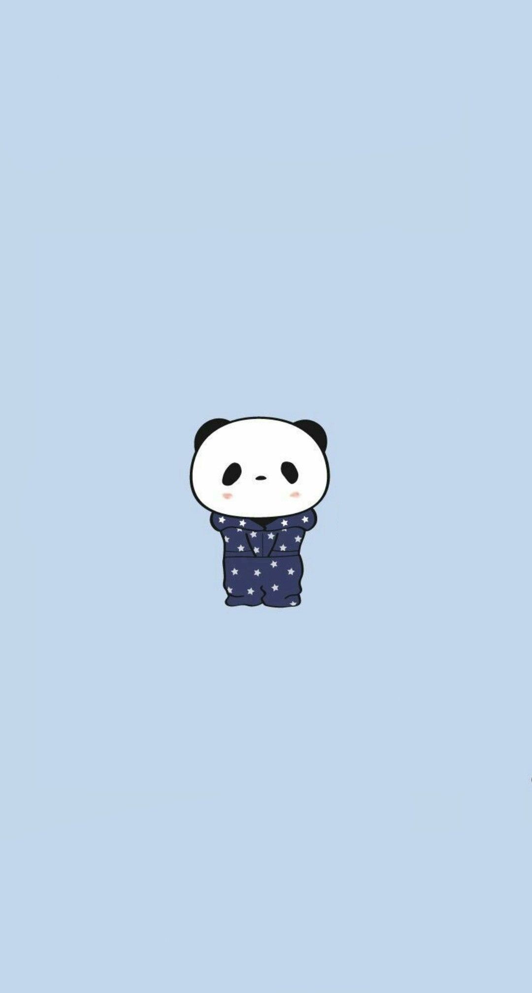 Cute Blue Panda Wallpapers