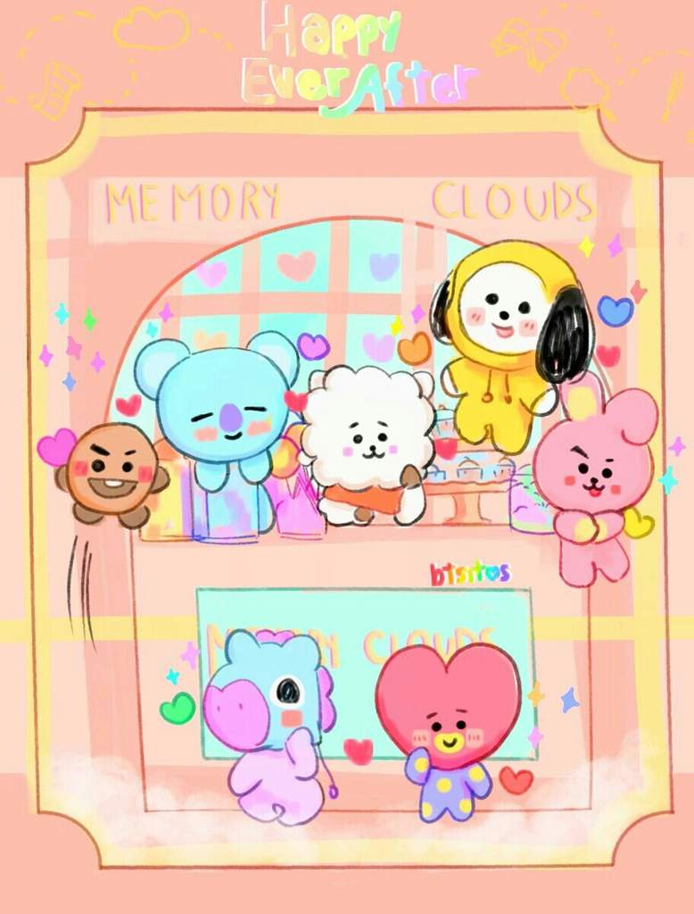 Cute Bt21 Wallpapers