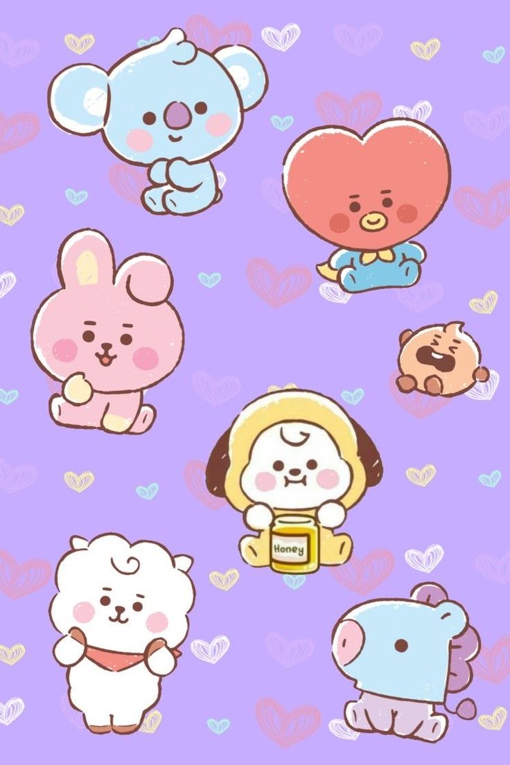 Cute Bt21 Wallpapers