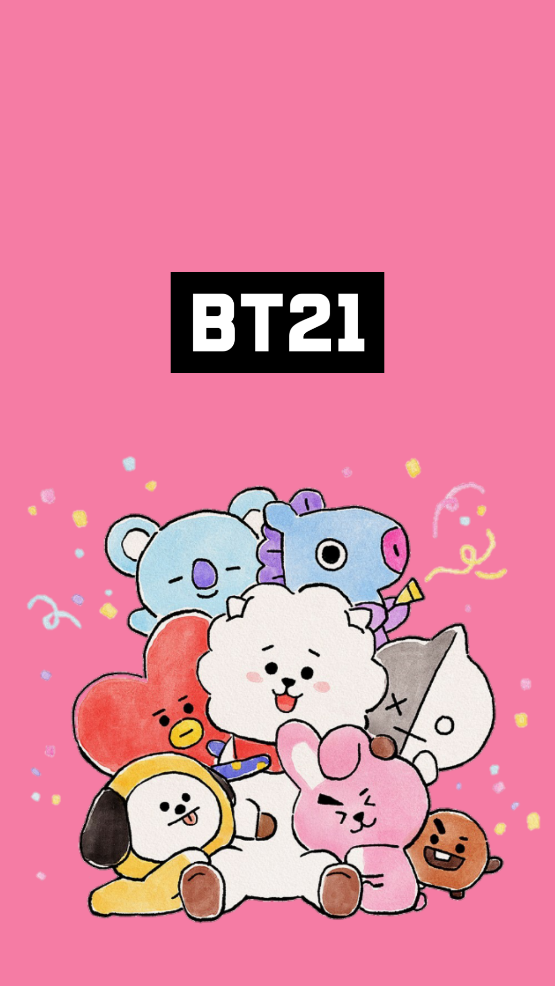 Cute Bt21 Wallpapers