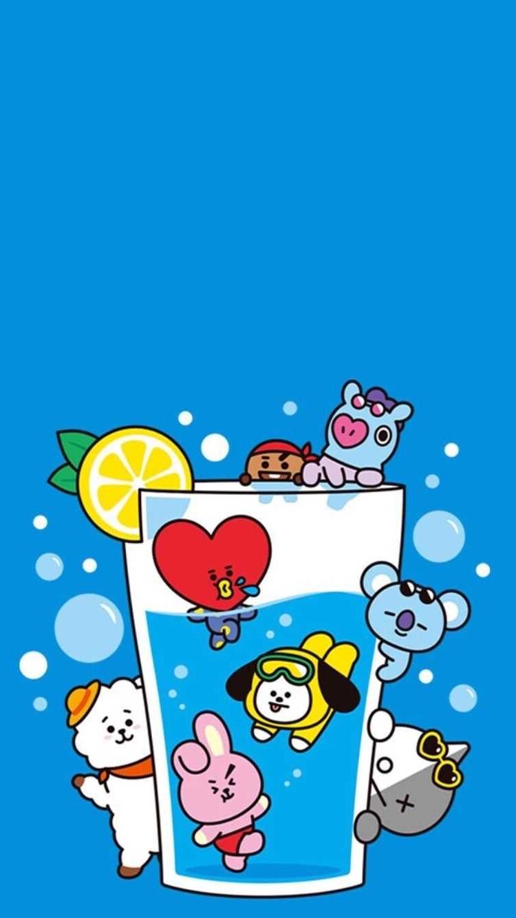 Cute Bt21 Wallpapers