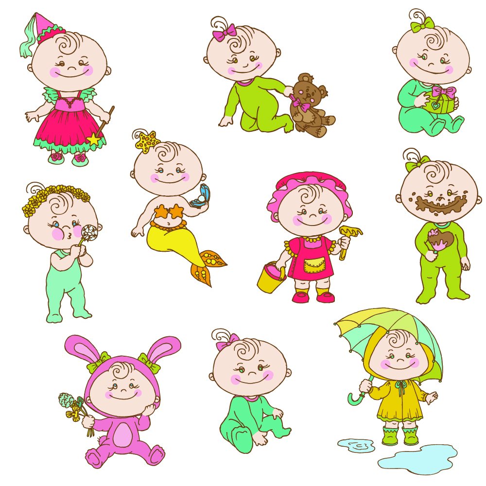 Cute Cartoon Baby Wallpapers