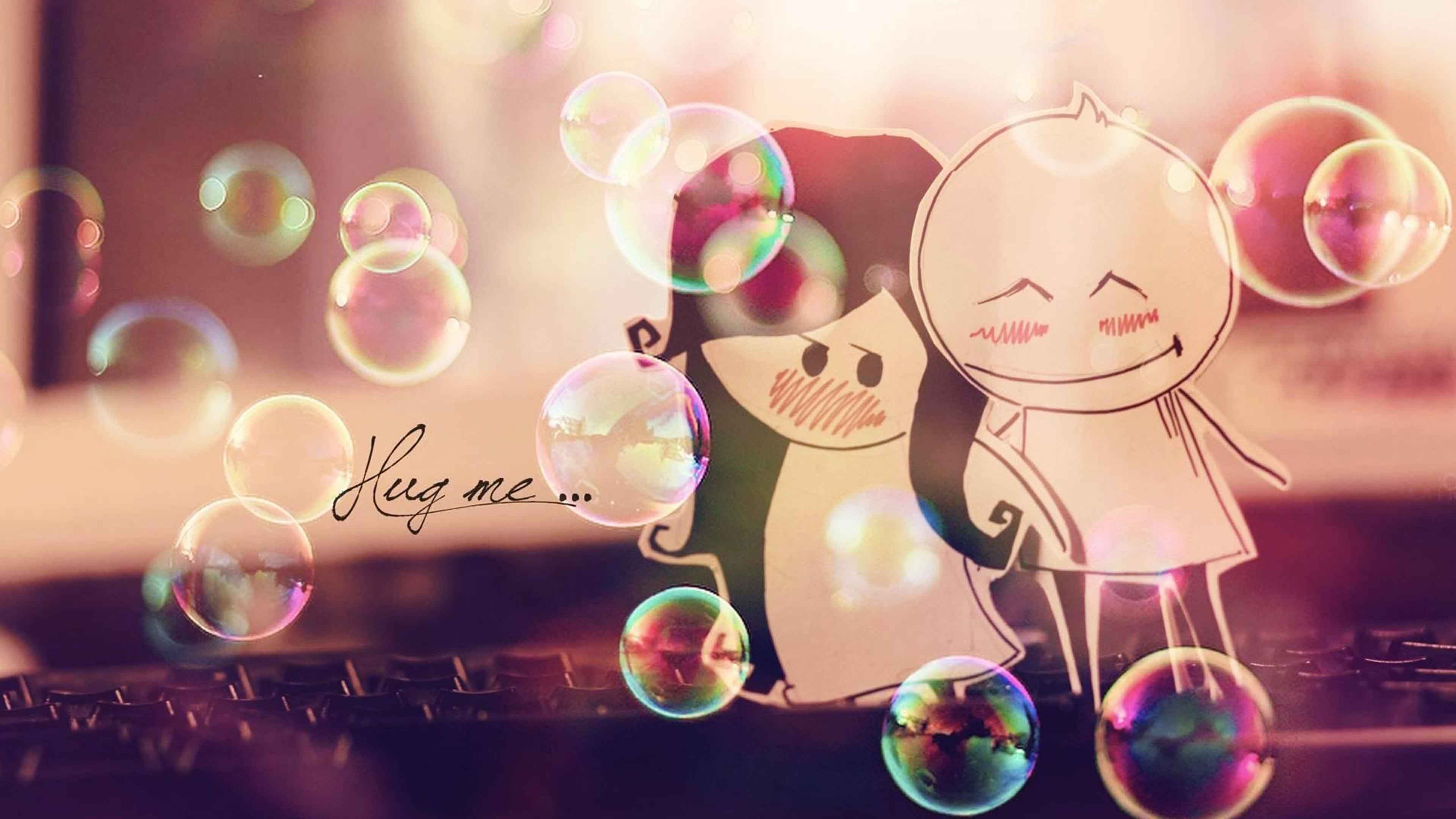 Cute Cartoon Love Couple  Wallpapers